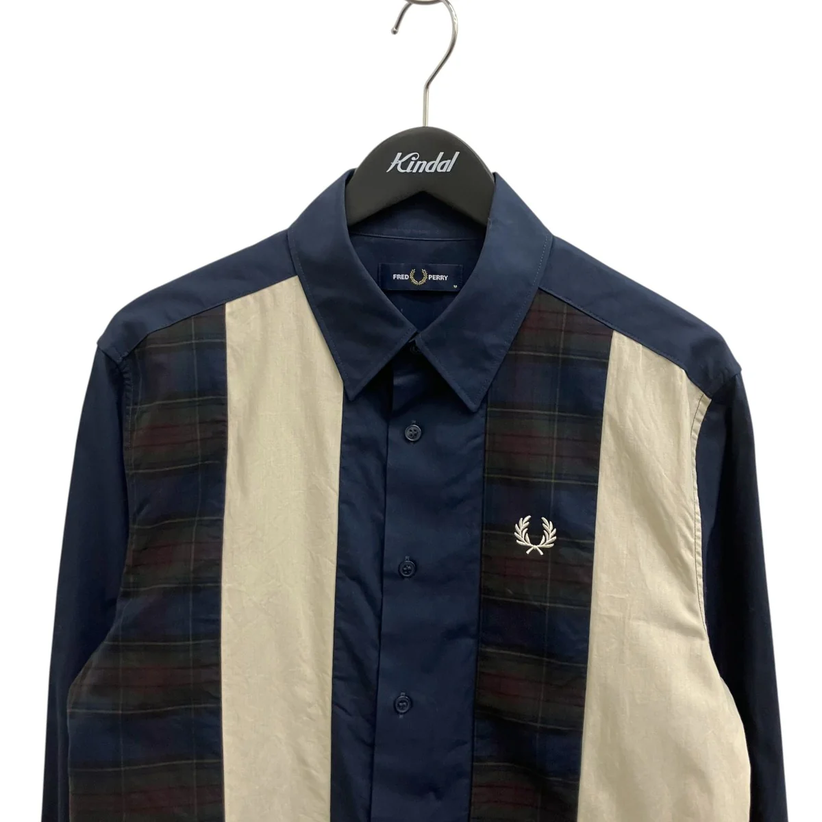 Panelled Shirt長袖シャツM4684 - Image 3