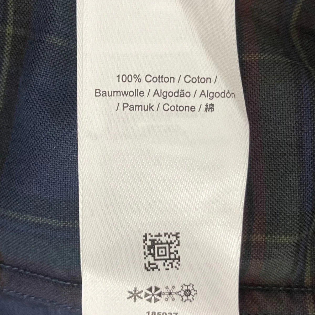 Panelled Shirt長袖シャツM4684 - Image 8