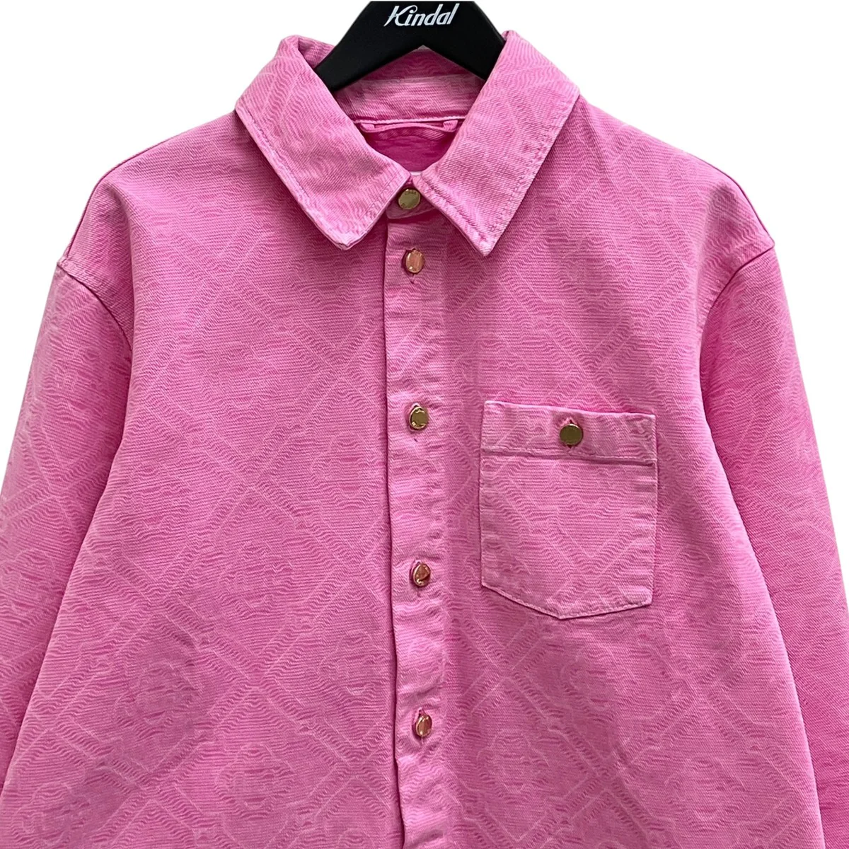 LASER MONOGRAM OVERSIZED DENIM SHIRTジャケットCASABLANCA26SS-8 - Image 3