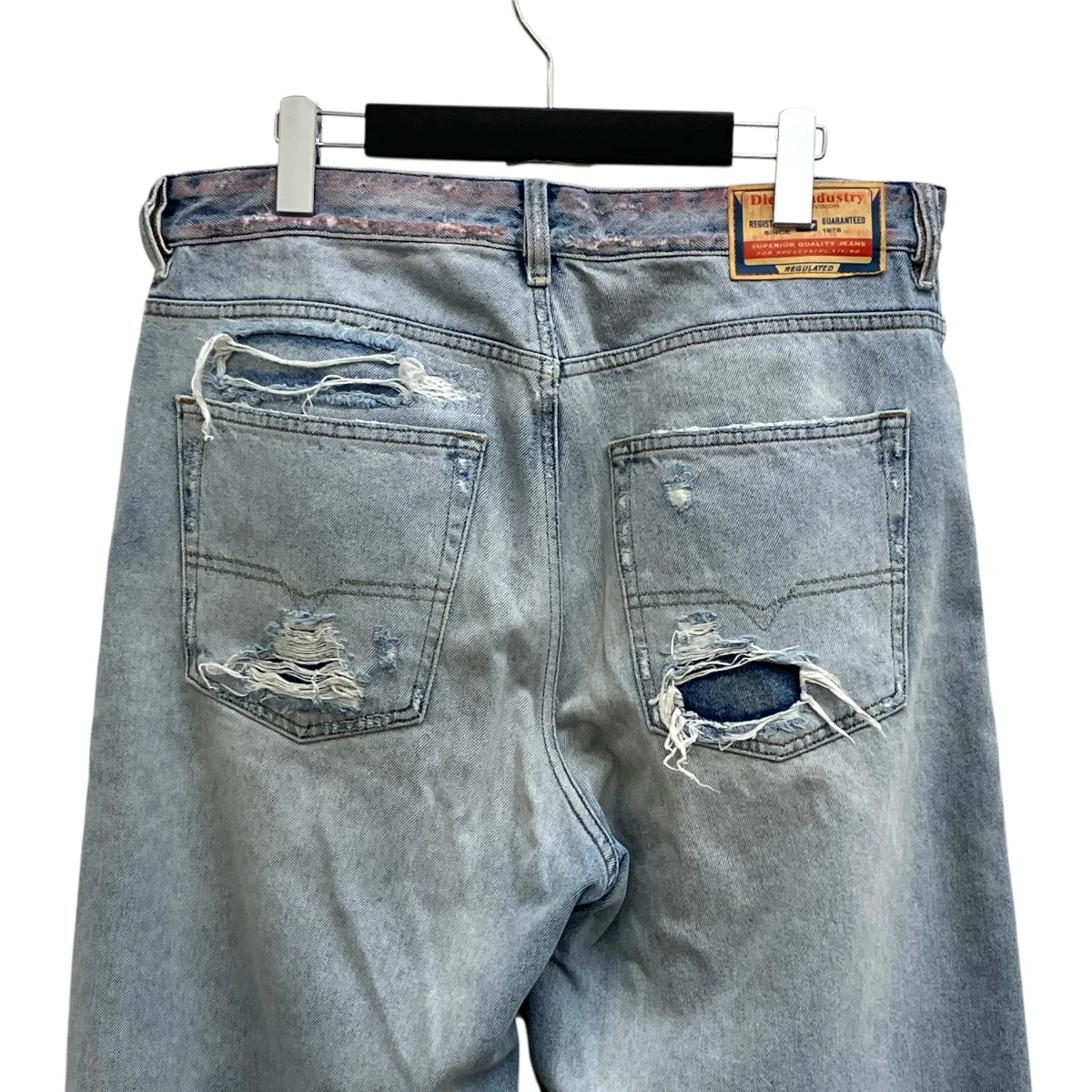 1996 D-Sireダメージ加工デニムパンツ09M53 - Image 4