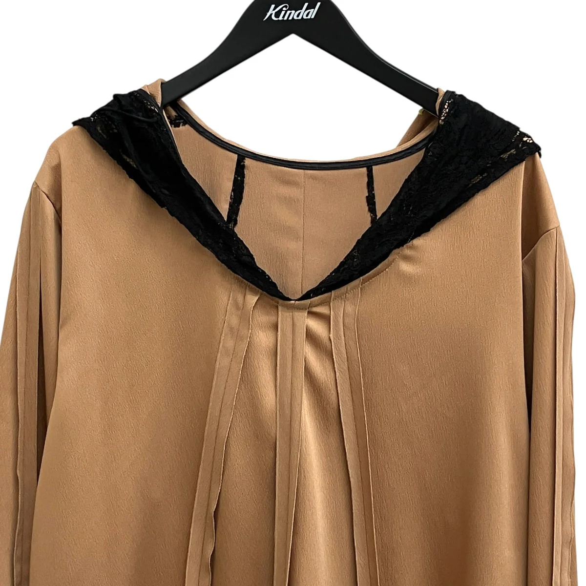 FT satin lace hoodieパーカーF24A-23 - Image 3