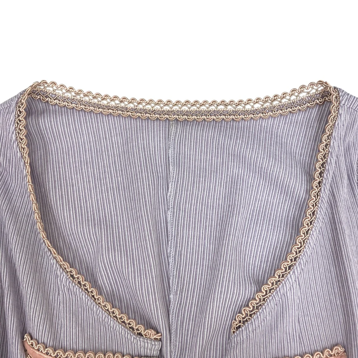 sheer sleeve random rib cardiganカーディガンTD23AW-P058 - Image 5