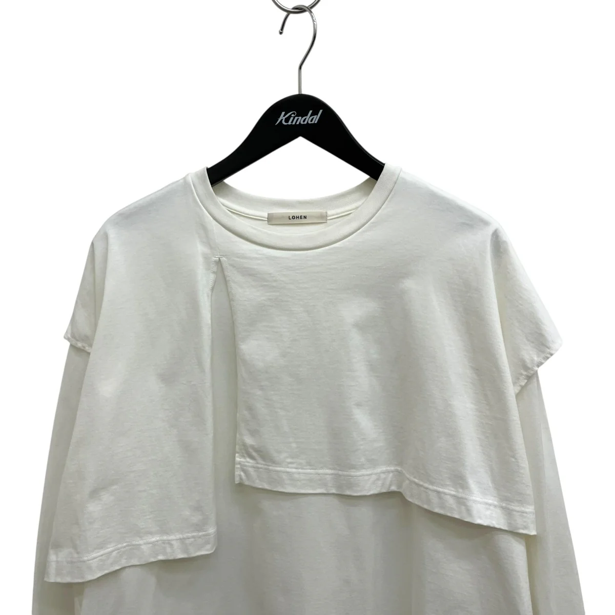 LAYERED SLIT-T-SHIRT長袖カットソーLH25A-CU058-1 - Image 3