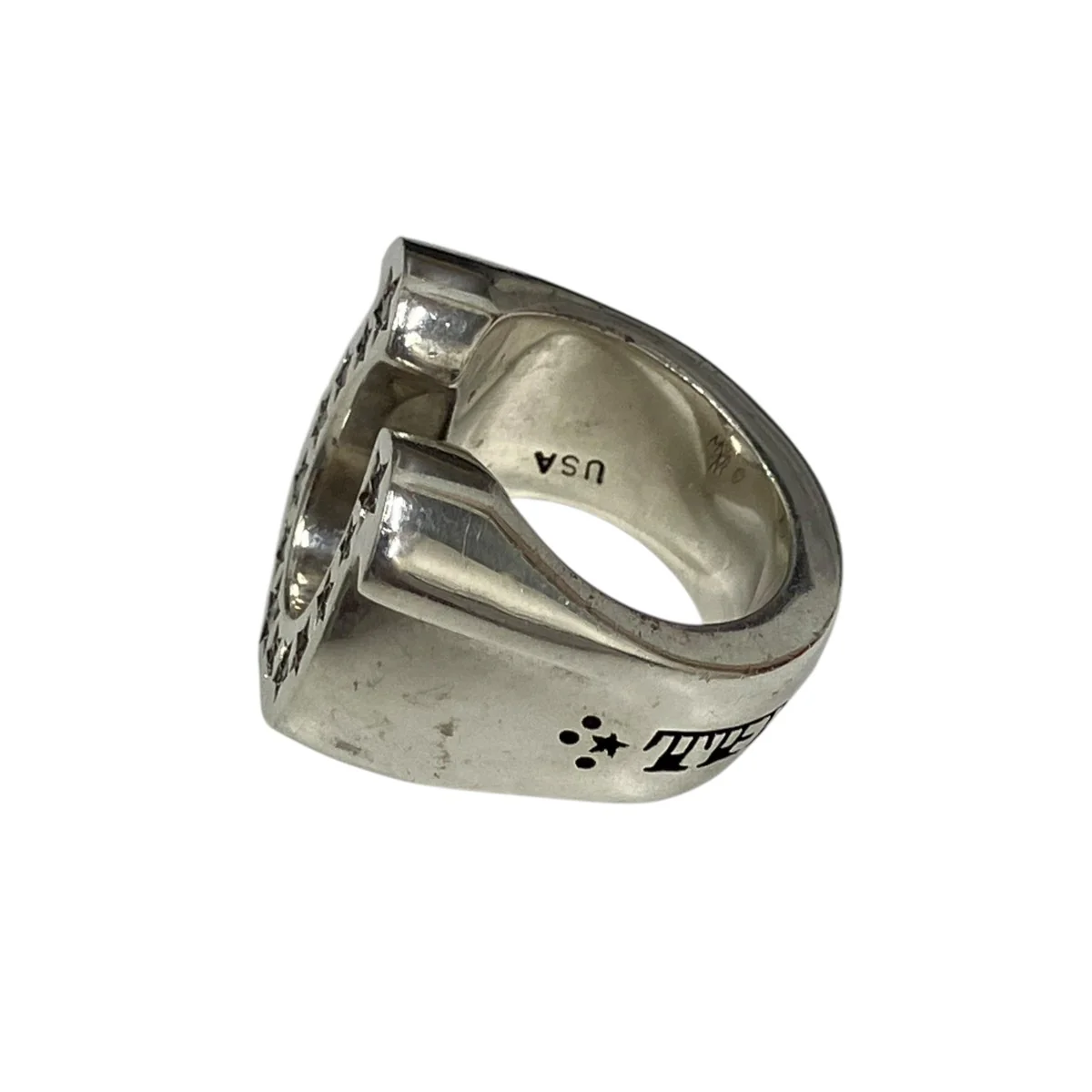T-H.S RING SILVER STONEホースシューリング ダイヤ - Image 3