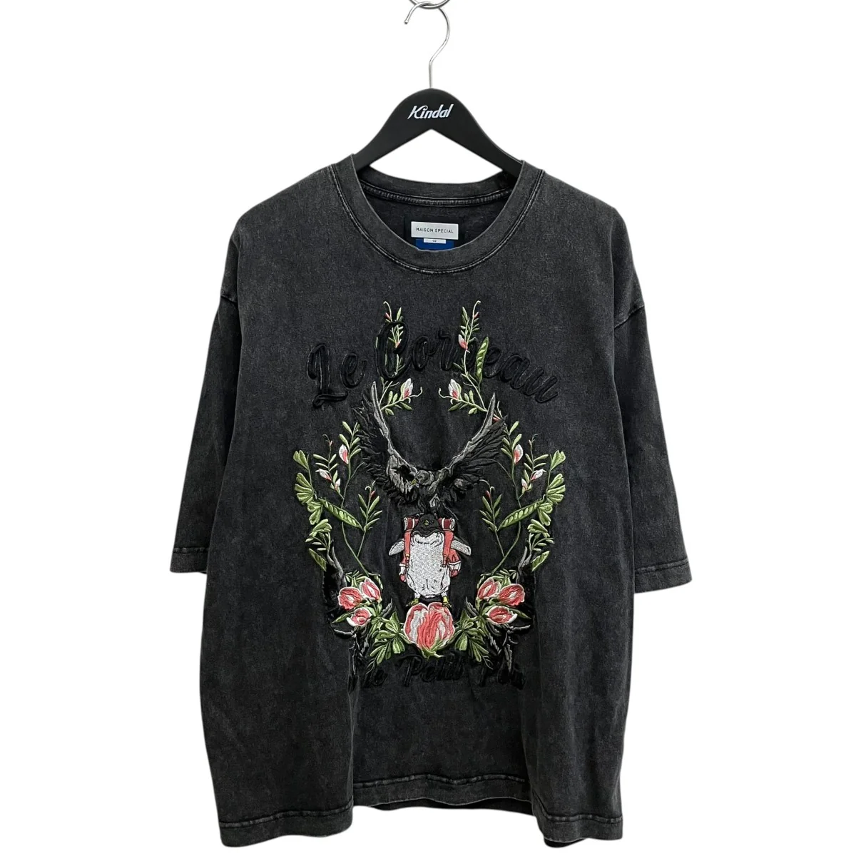Various Artists Embroidery Prime-Over Crew Neck T-Shirt半袖カットソー11252411202