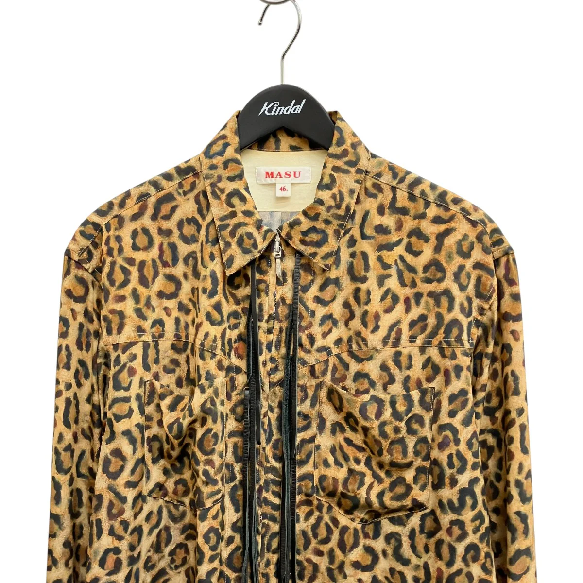 ZIP-UP LEOPARD SHIRTレオパード長袖シャツMVFW-SH0622 - Image 3