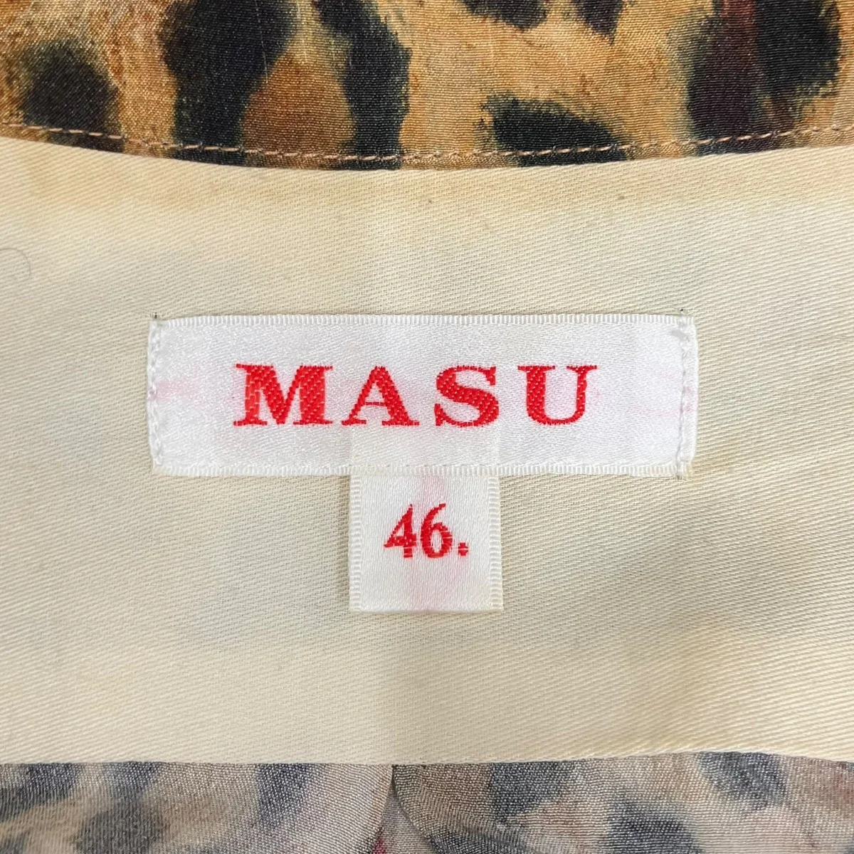 ZIP-UP LEOPARD SHIRTレオパード長袖シャツMVFW-SH0622 - Image 6