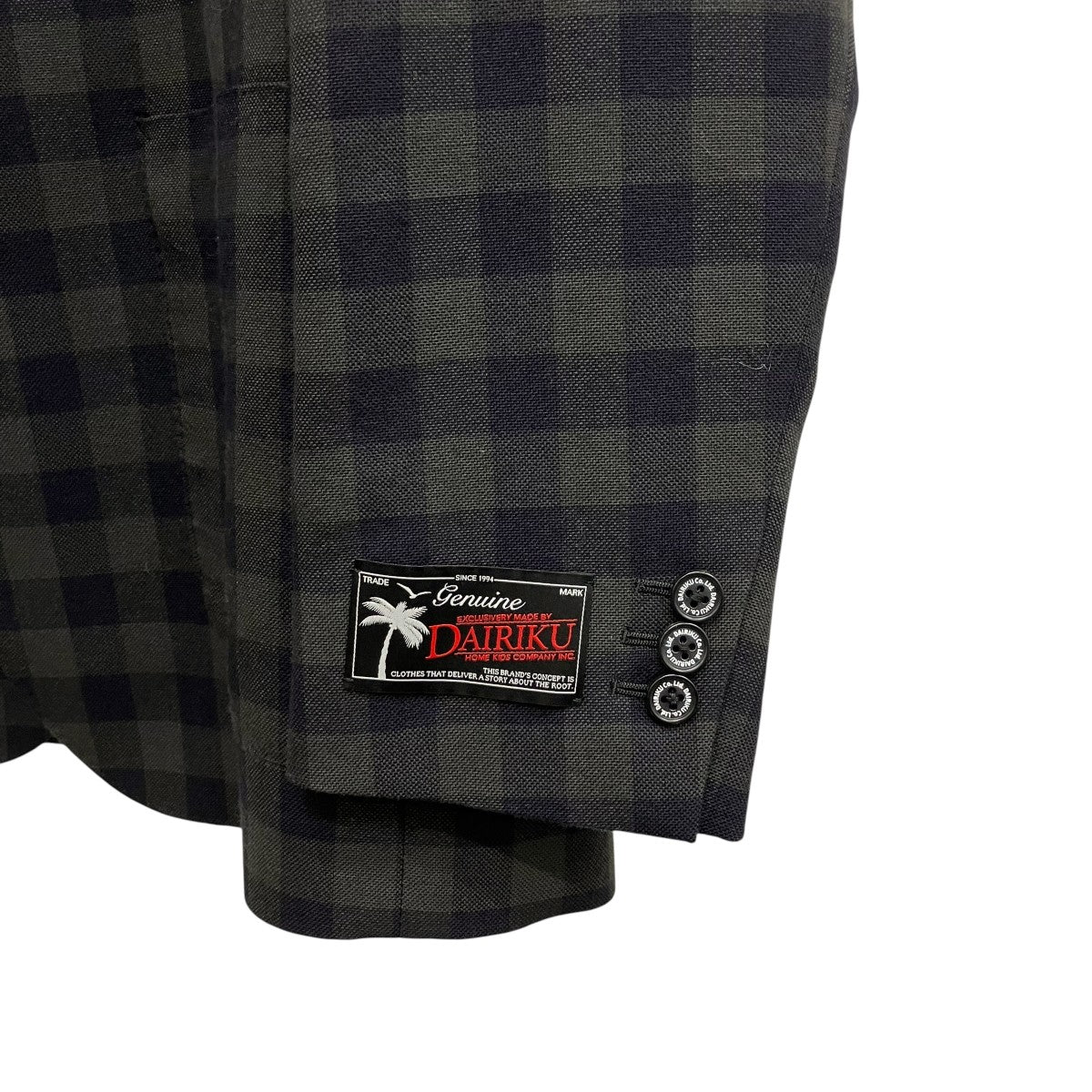 22AWD School Check Tailored Jacketチェックテーラードジャケット22AW J-7 - Image 4