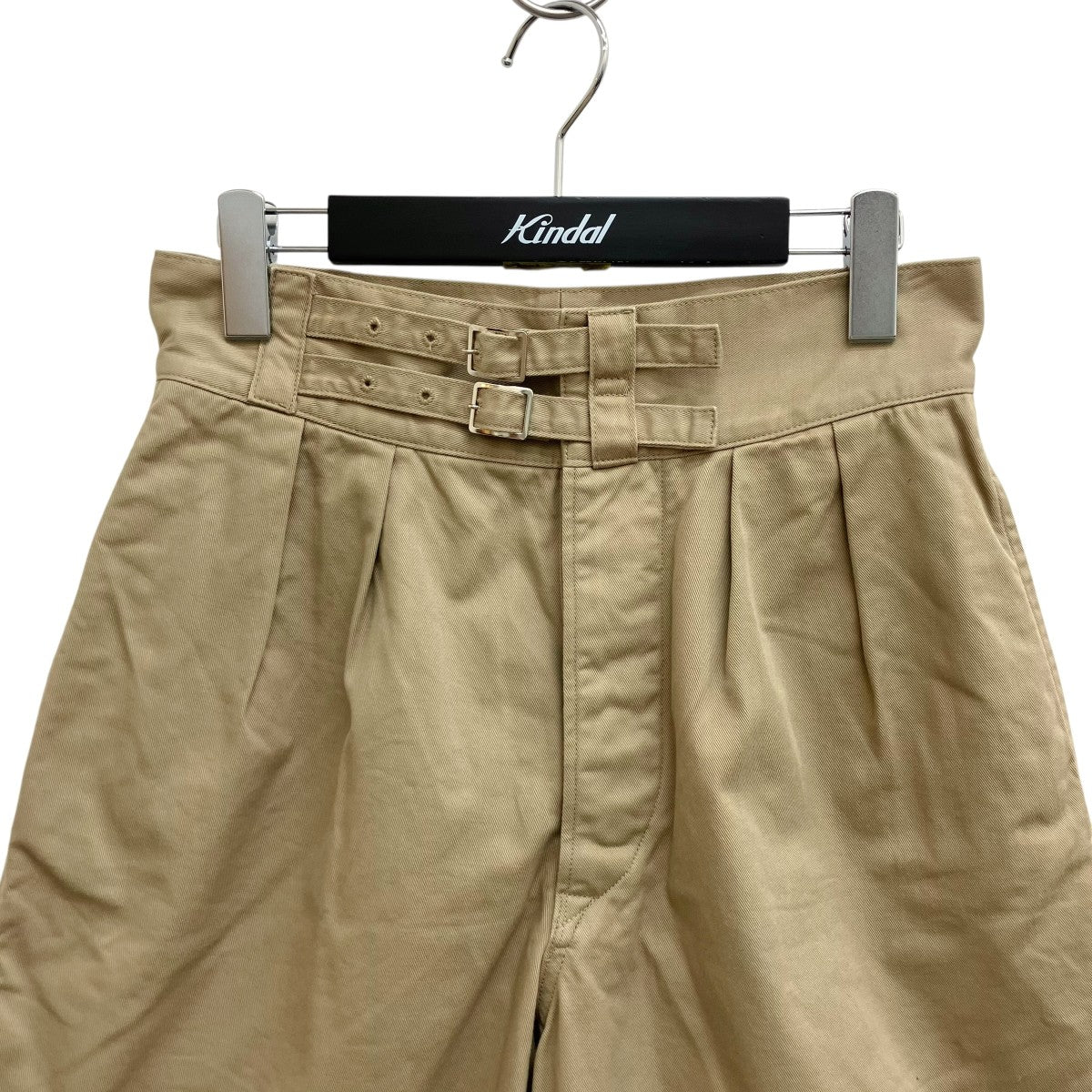 DOUBLE BELTED GURKHA SHORT TROUSERSハーフパンツH2301-PT002 - Image 3