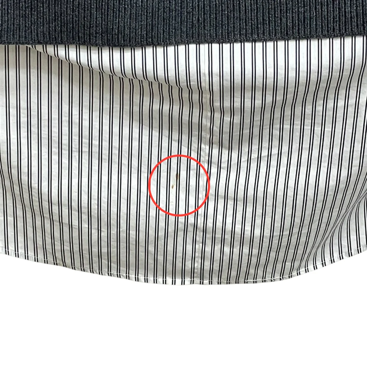 異素材ニットドッキングシャツ長袖シャツ 522340401301-01 - Image 5
