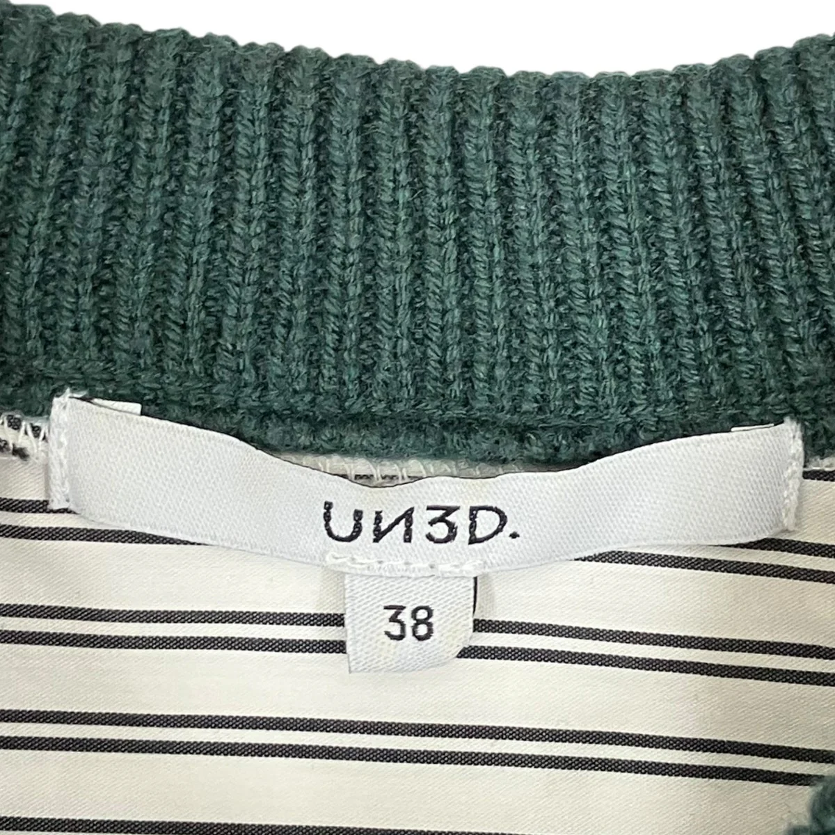 異素材ニットドッキングシャツ長袖シャツ 522340401301-01 - Image 7