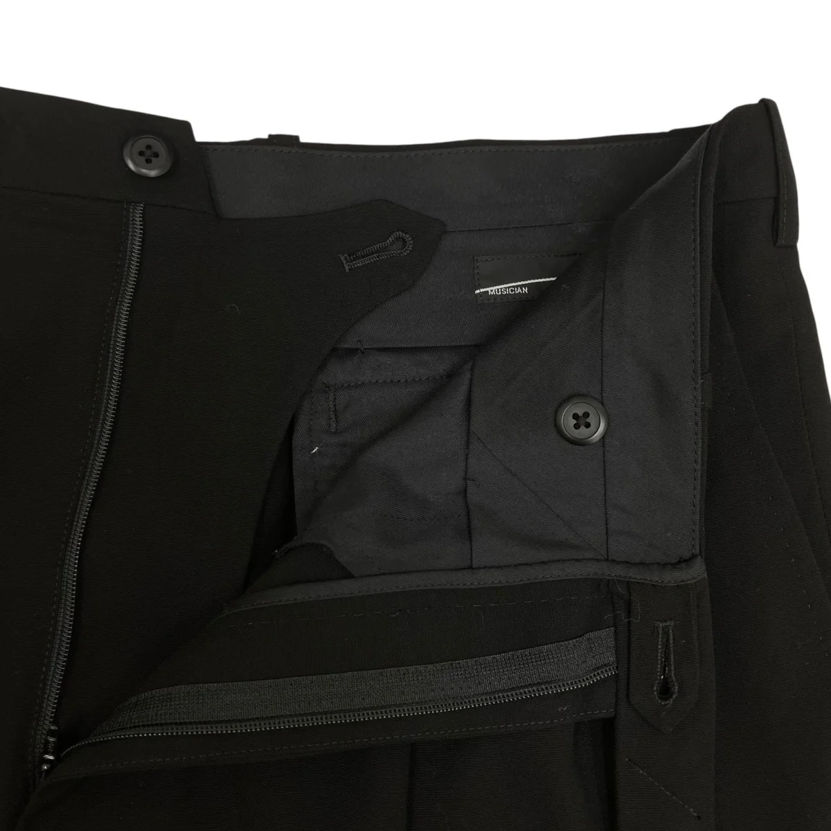 WOOL GABARDINE 2TUCK WIDE SHORT PANTSハーフパンツ2320-553 - Image 3