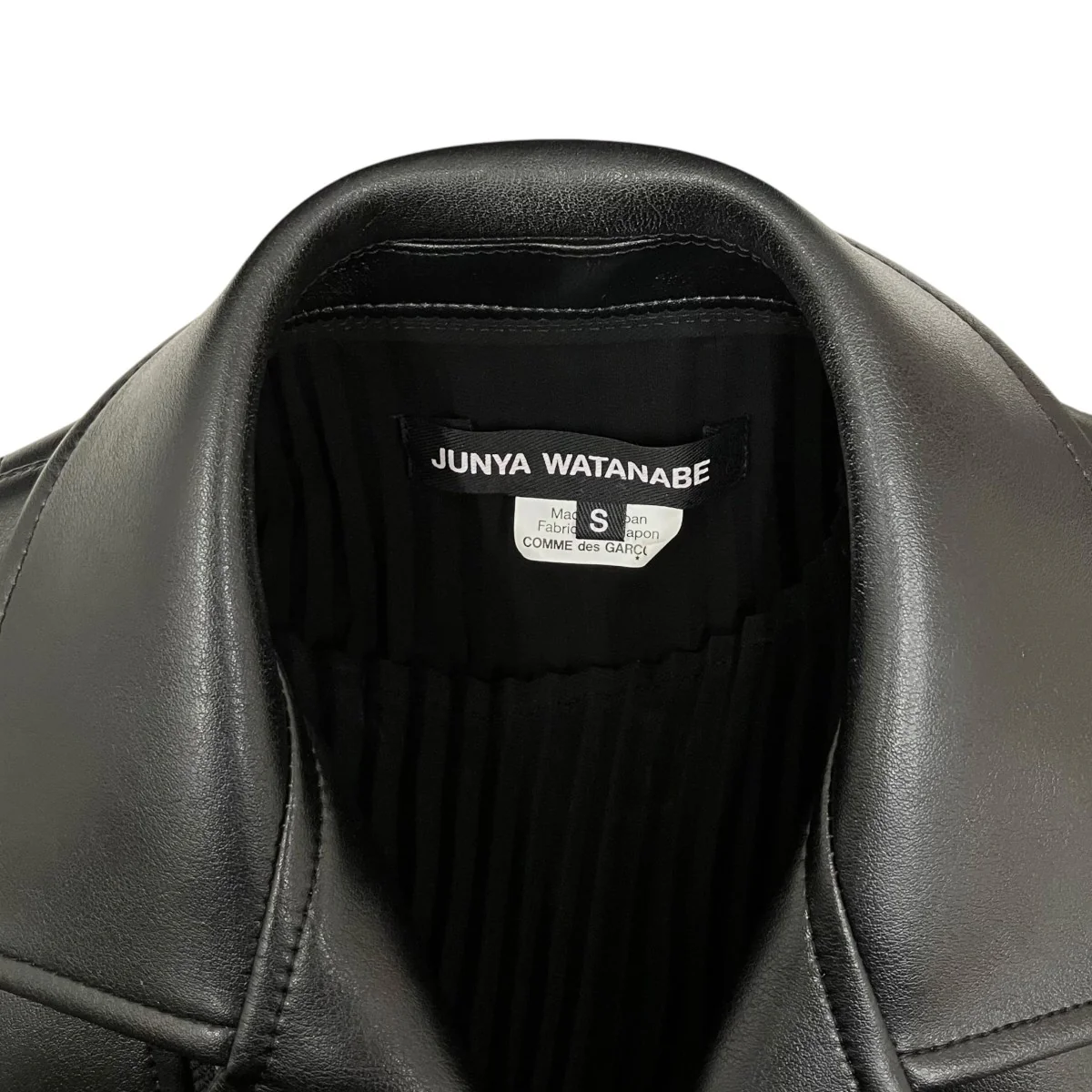 LEATHER JACKET DOCKING DRESS AD2025ノースリーブワンピースJP-O002 - Image 8