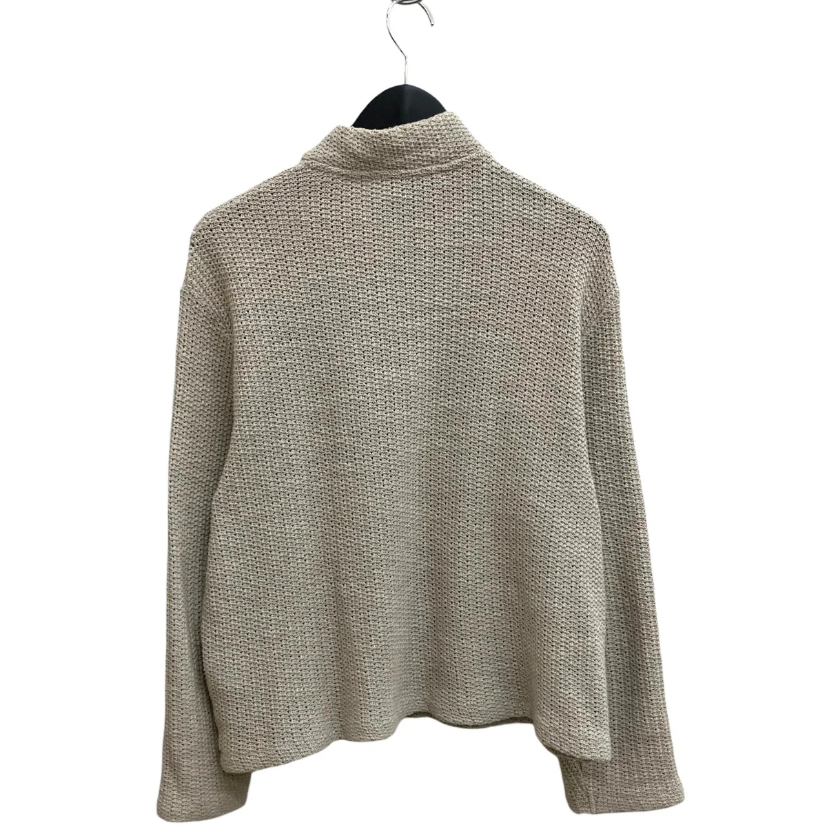 SHRUNKEN FULLZIP POLO薄手カーディガンM2246SM - Image 2