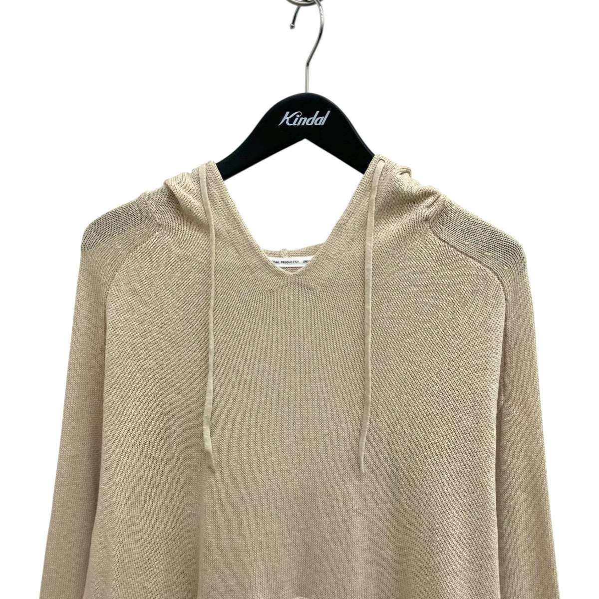 LINEN KNIT HOODIEプルオーバーパーカー261-60201 - Image 3
