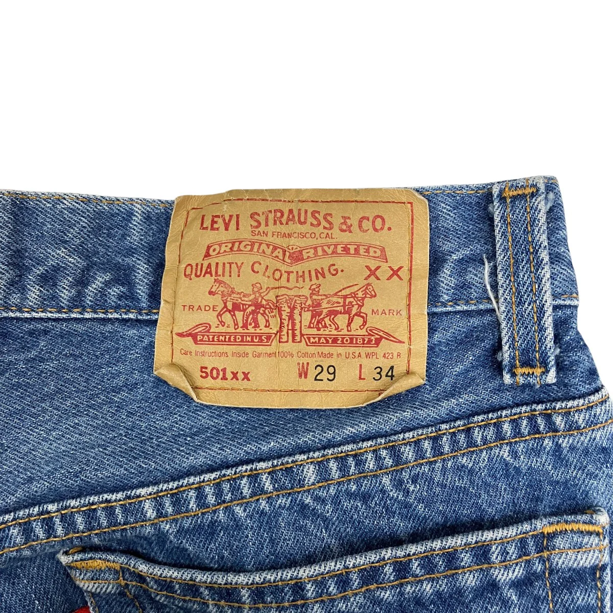 501XX ボタン裏刻印552デニムパンツ - Image 5