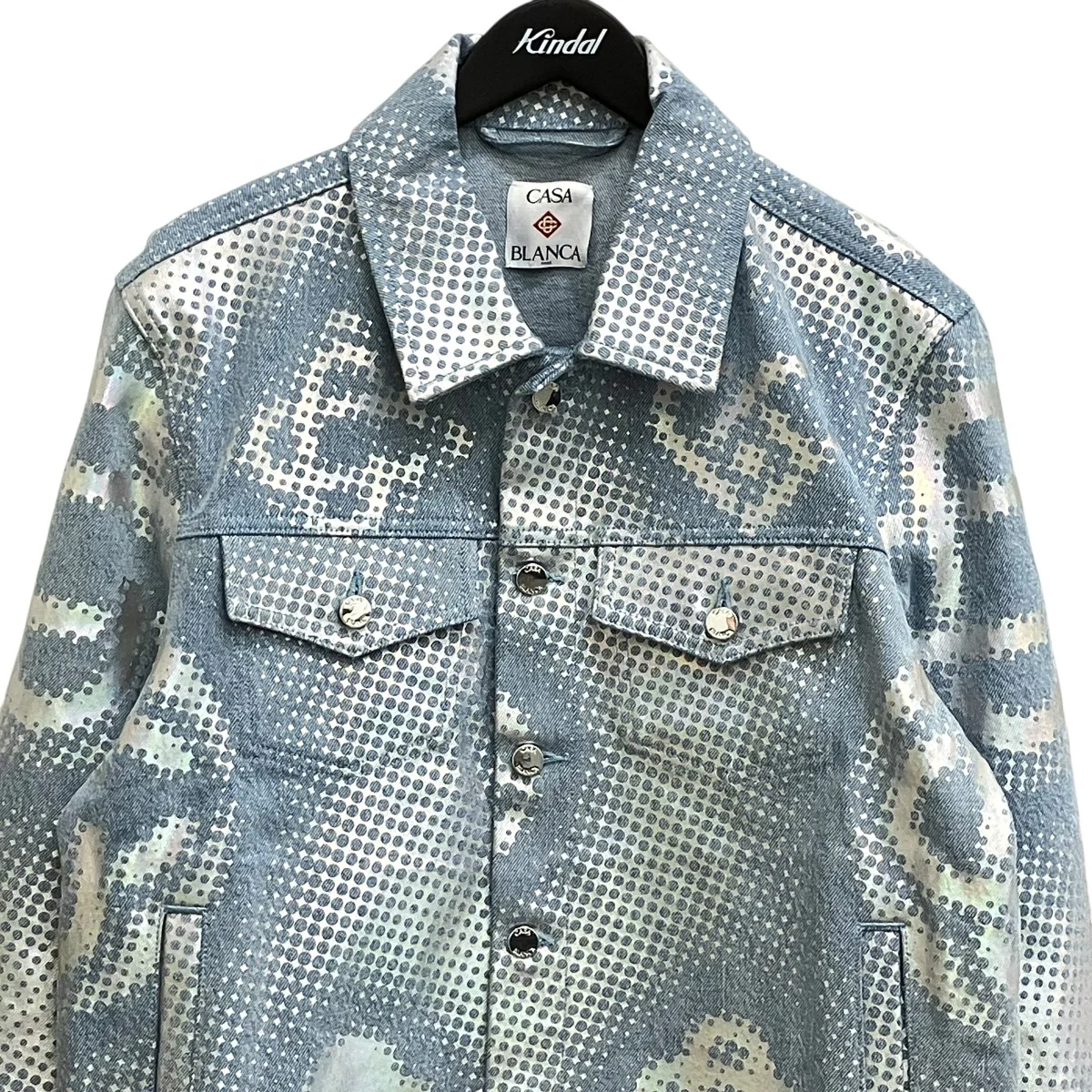 Pearlescent Monogram Denim JacketデニムジャケットM-SS26-JK-470-01 - Image 3