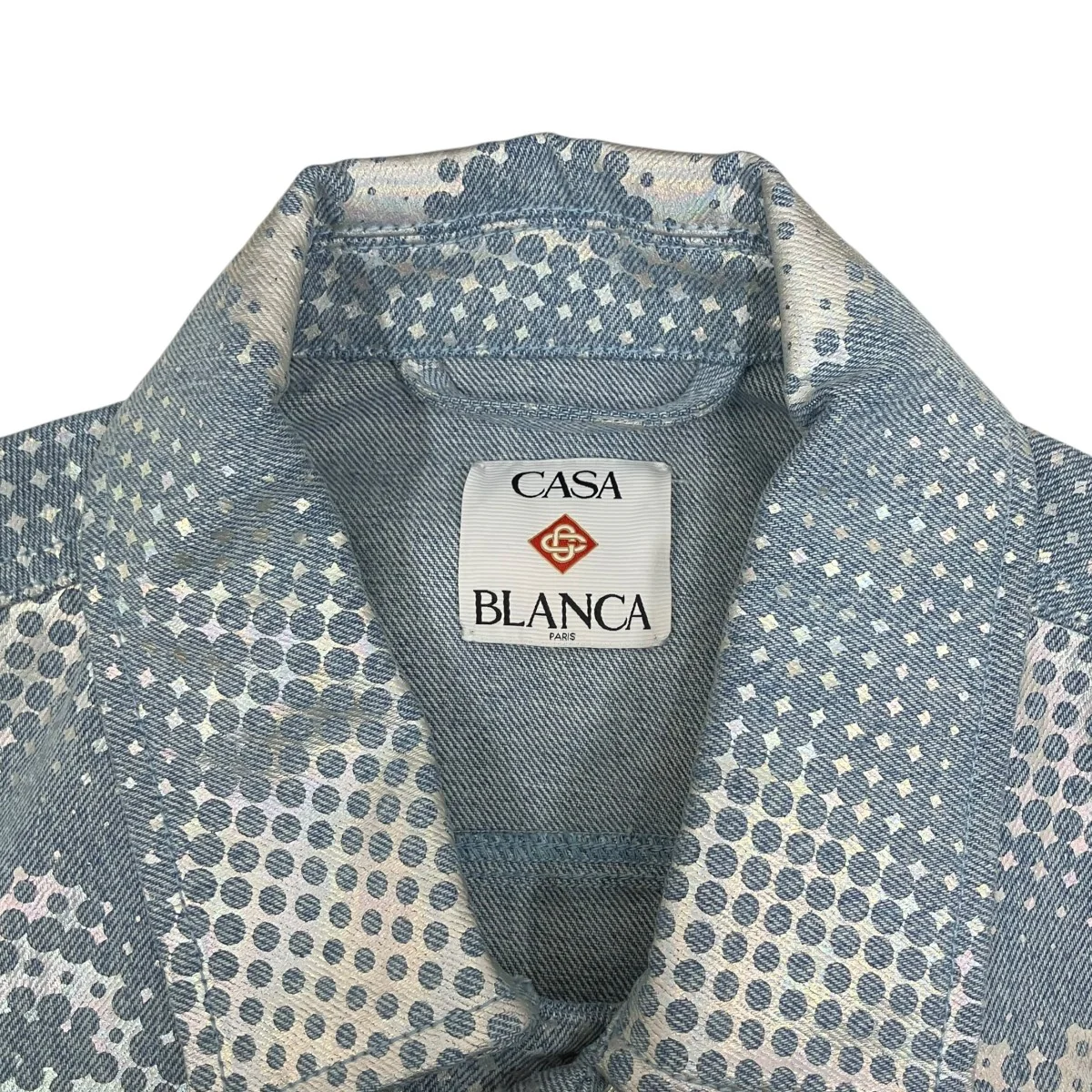 Pearlescent Monogram Denim JacketデニムジャケットM-SS26-JK-470-01 - Image 5