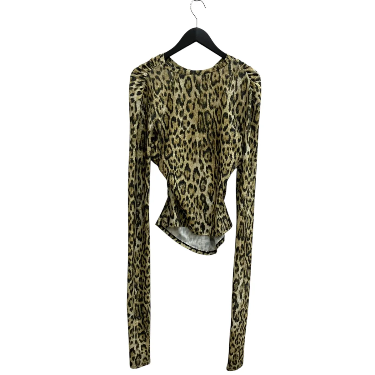 LEOPARD TITTY TWISTER TOP KNIT長袖カットソーVAQ08T104 - Image 2