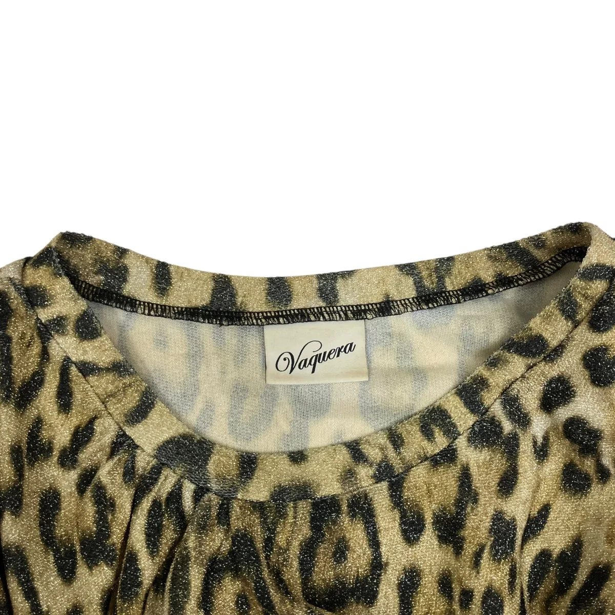LEOPARD TITTY TWISTER TOP KNIT長袖カットソーVAQ08T104 - Image 5
