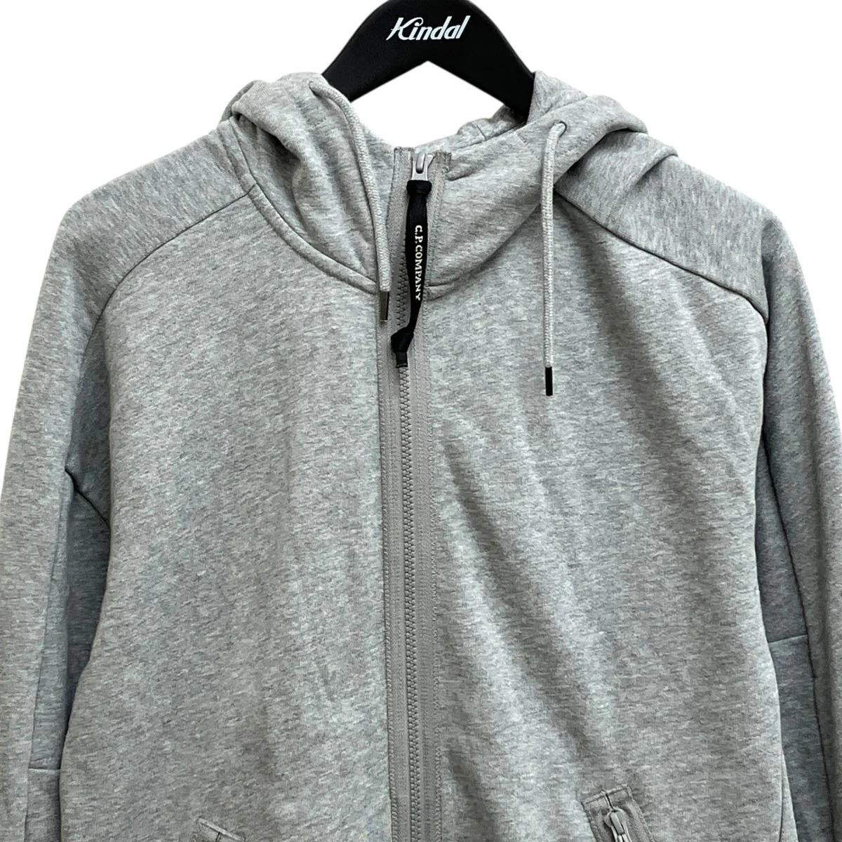 Diagonal Raised Fleece Goggle Zipped Hoodieパーカー16CMSS082A 005086W - Image 3