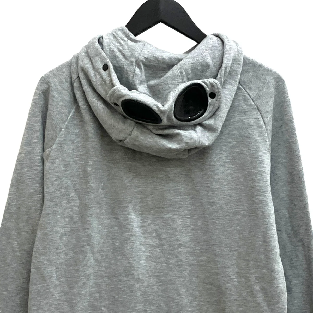 Diagonal Raised Fleece Goggle Zipped Hoodieパーカー16CMSS082A 005086W - Image 4