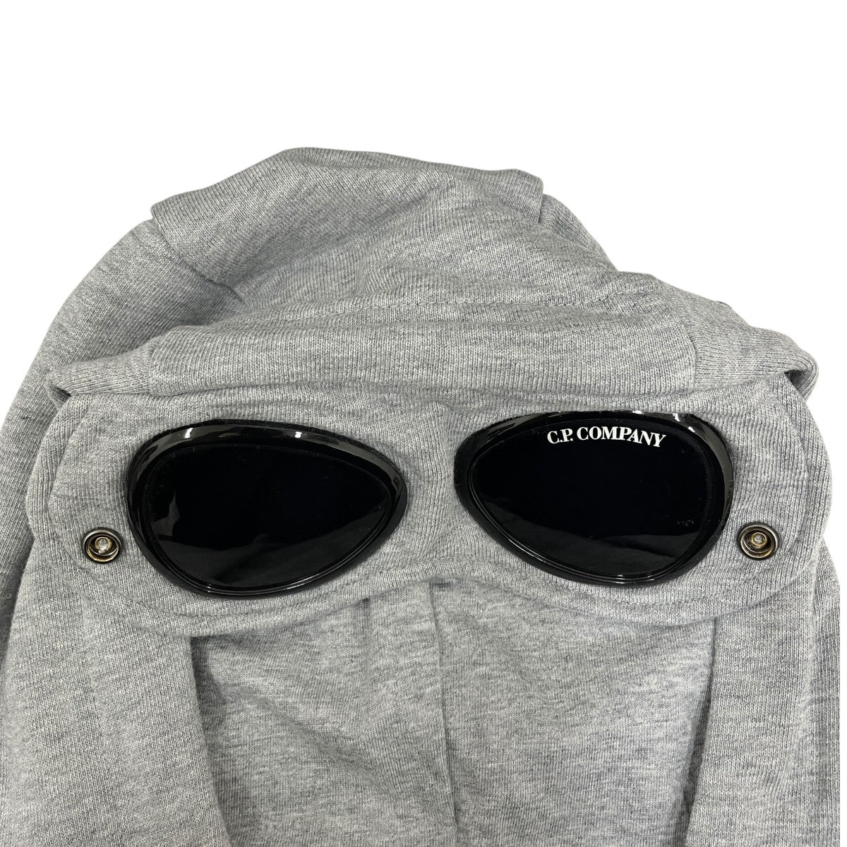 Diagonal Raised Fleece Goggle Zipped Hoodieパーカー16CMSS082A 005086W - Image 6