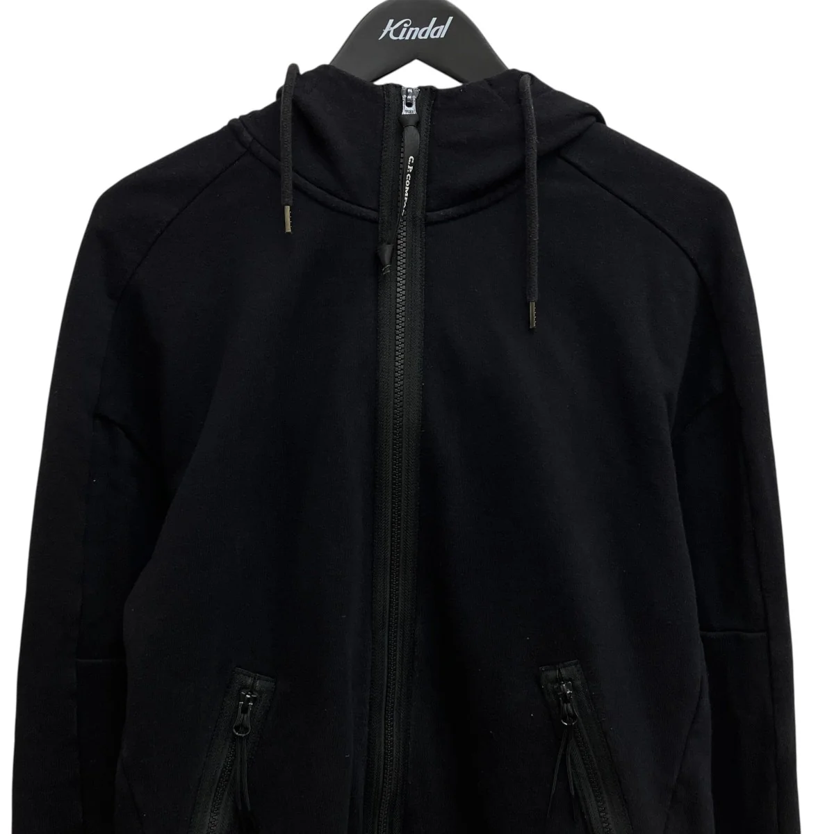 Diagonal Raised Fleece Goggle Zipped Hoodieパーカー16CMSS082A 005086W - Image 3