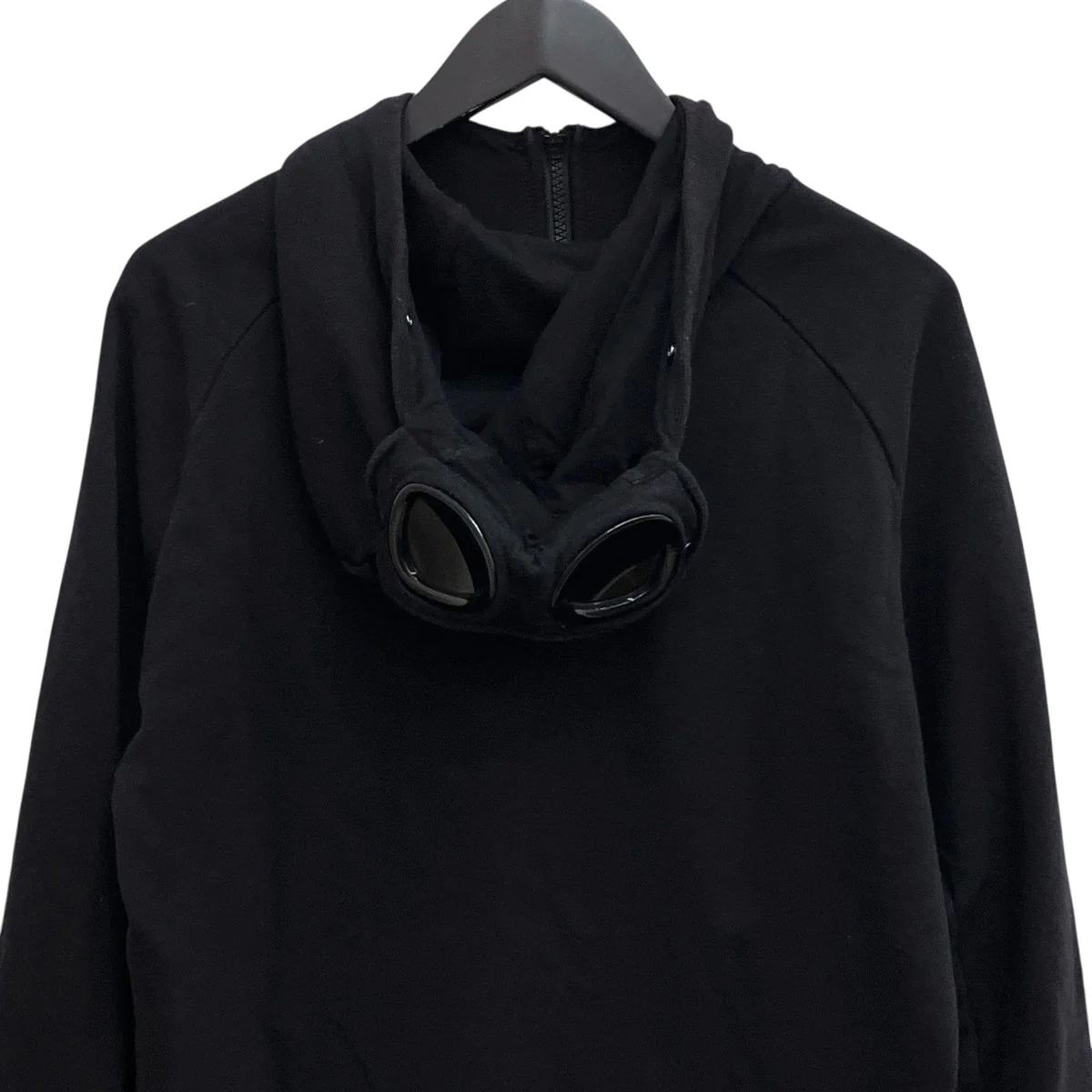 Diagonal Raised Fleece Goggle Zipped Hoodieパーカー16CMSS082A 005086W - Image 4