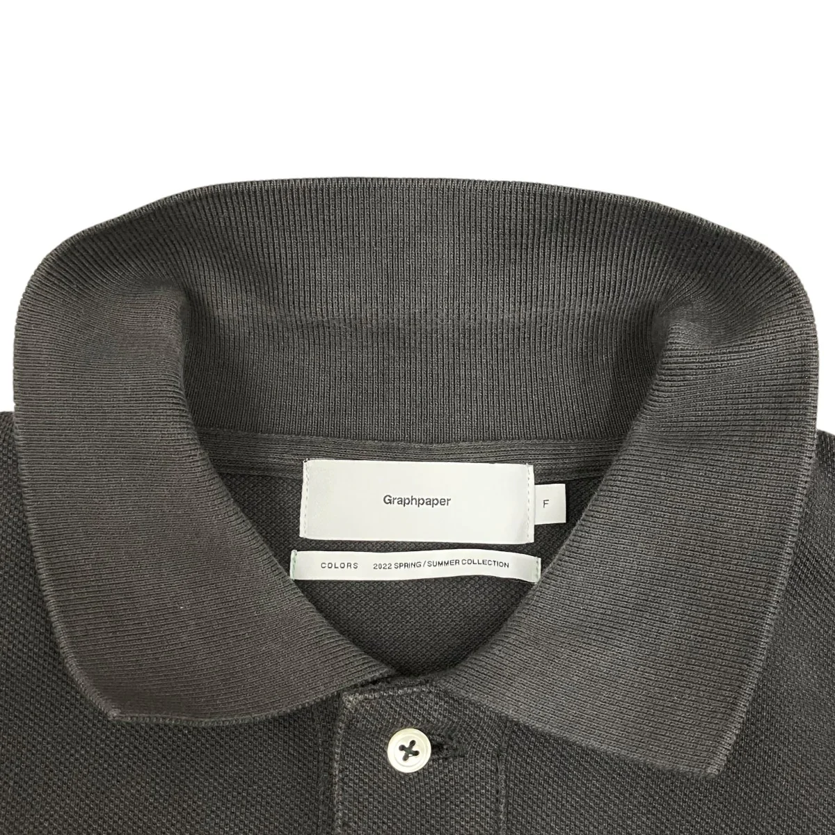 Cotton Pique Jersey S S POLO半袖ポロシャツGM221-70230 - Image 5