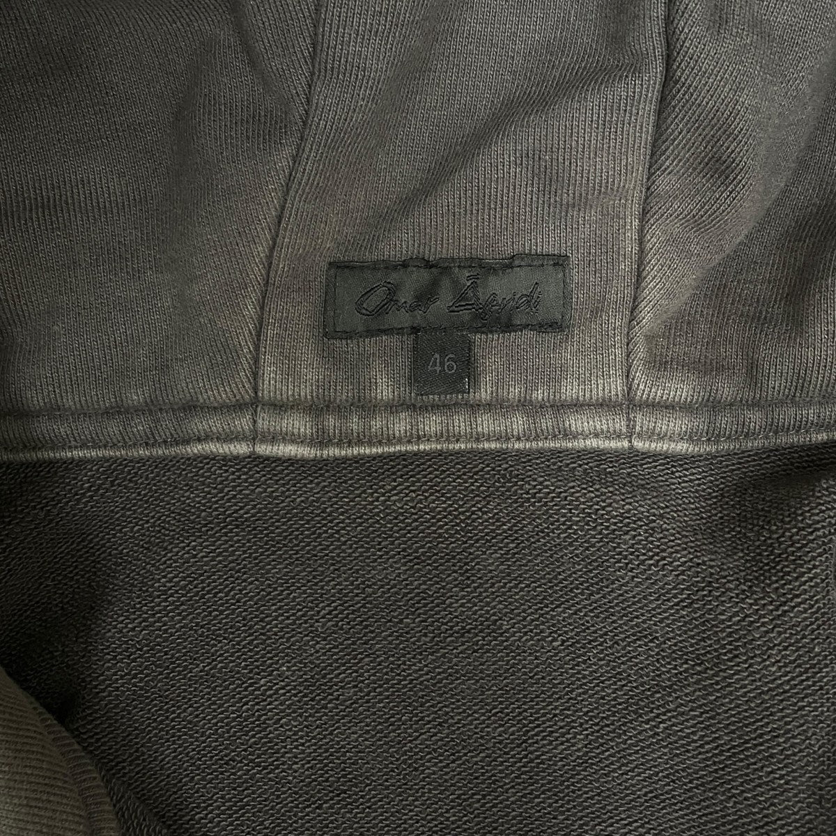 フル ジップド フーディ コットンジャージーパーカー0A-AW23-JER-102-03 - Image 6