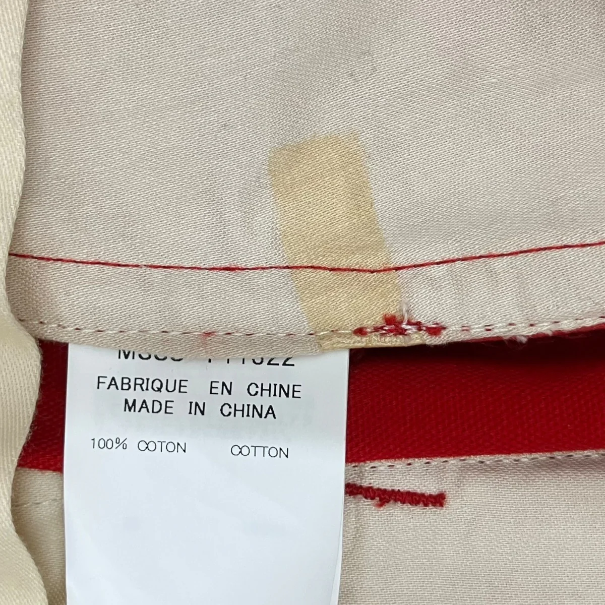 22SSCOTTON WIDE TROUSERSスラックスMSSS-PT1322 - Image 8