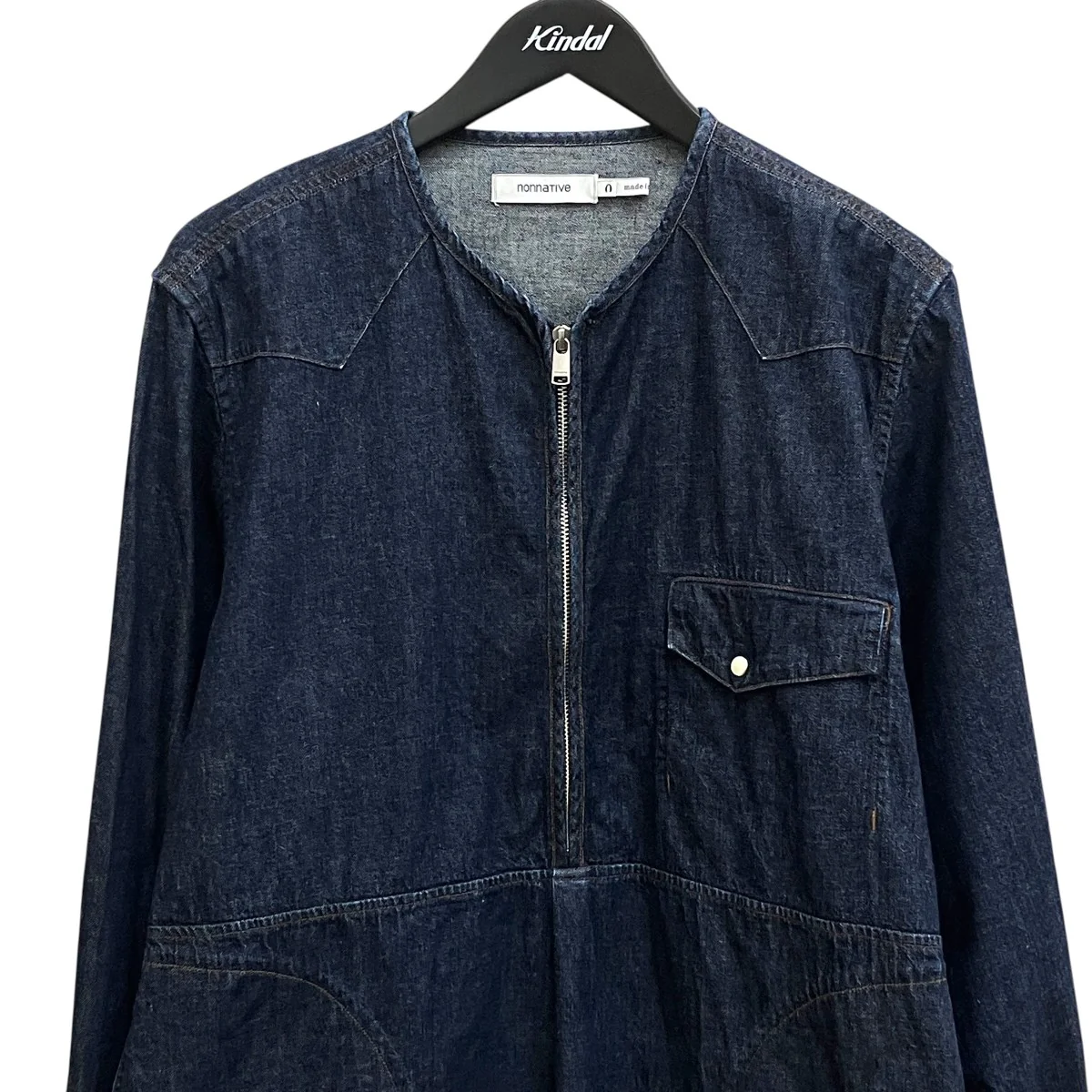 TRUCKER L S SHIRT JACKET COTTON 7．5oz DENIM OWデニムジャケットNN-SJ3901 - Image 3