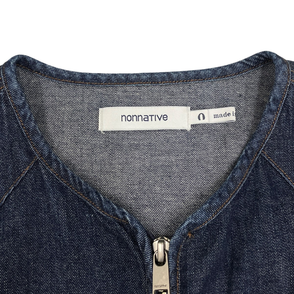 TRUCKER L S SHIRT JACKET COTTON 7．5oz DENIM OWデニムジャケットNN-SJ3901 - Image 5