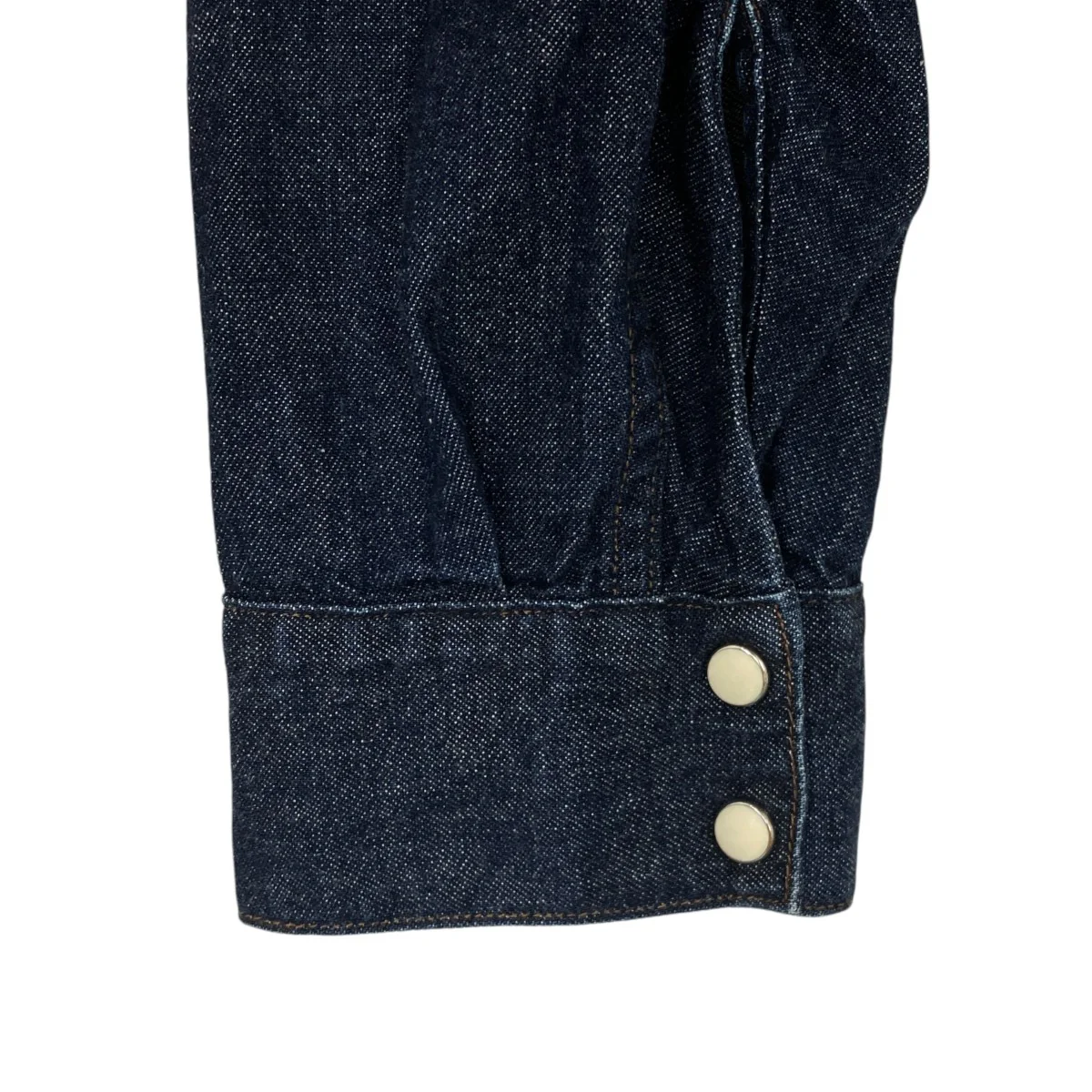 TRUCKER L S SHIRT JACKET COTTON 7．5oz DENIM OWデニムジャケットNN-SJ3901 - Image 6