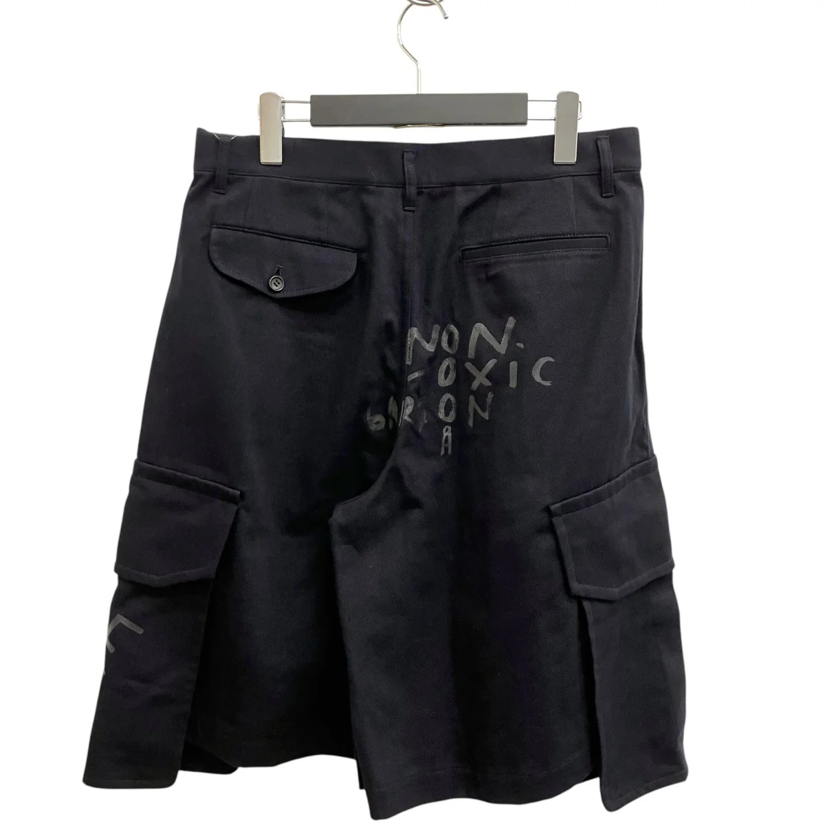cotton twillgarment printedハーフパンツFQ-P504 - Image 2