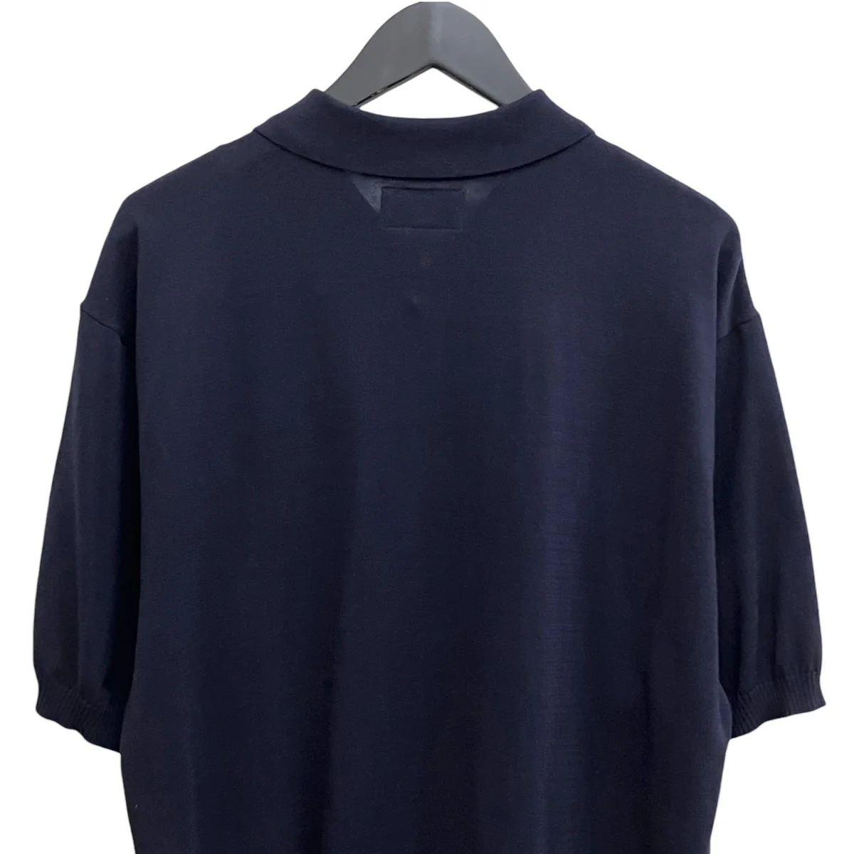 Half Zip Panel Polo Ombre Plaidポロシャツ38-02-0075-156 - Image 4