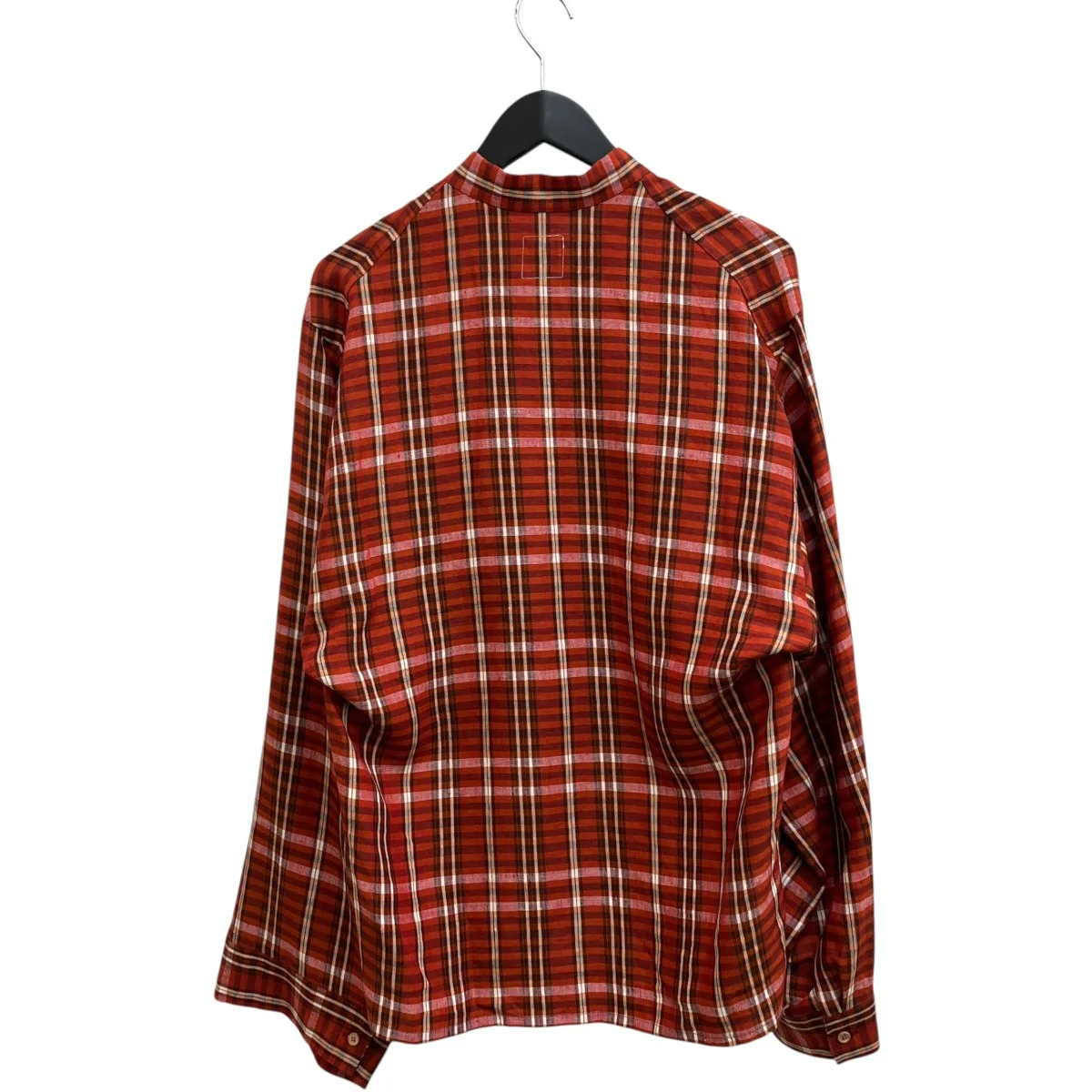 SAFILIN FRENCH LINEN BOMBER SHIRTチェックシャツSUNSEA3113 - Image 2