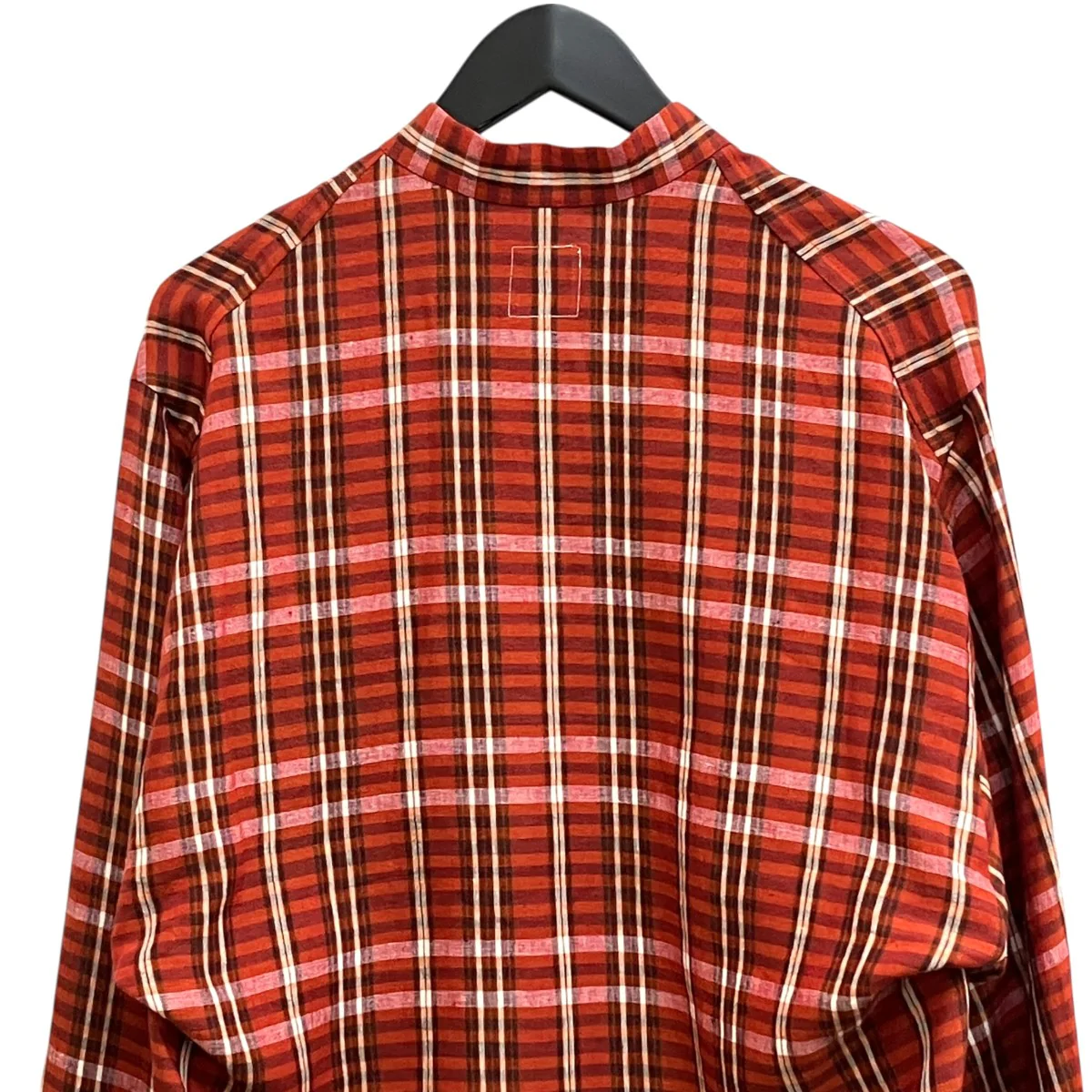 SAFILIN FRENCH LINEN BOMBER SHIRTチェックシャツSUNSEA3113 - Image 4