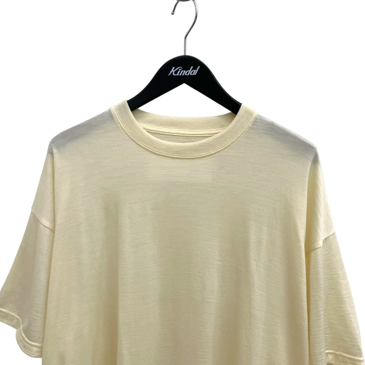 スーパー120 ウォッシャブル ウール ジャージー ニュースタンダード半袖TシャツN-25A-039 - Image 3