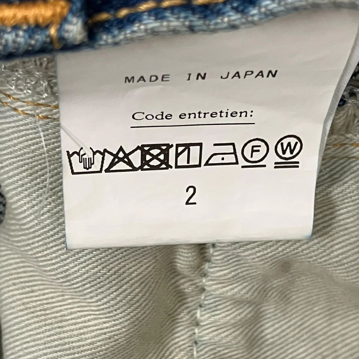 CIOTA Denim4PKデニムパンツ25-030-HL-8120-30 - Image 7