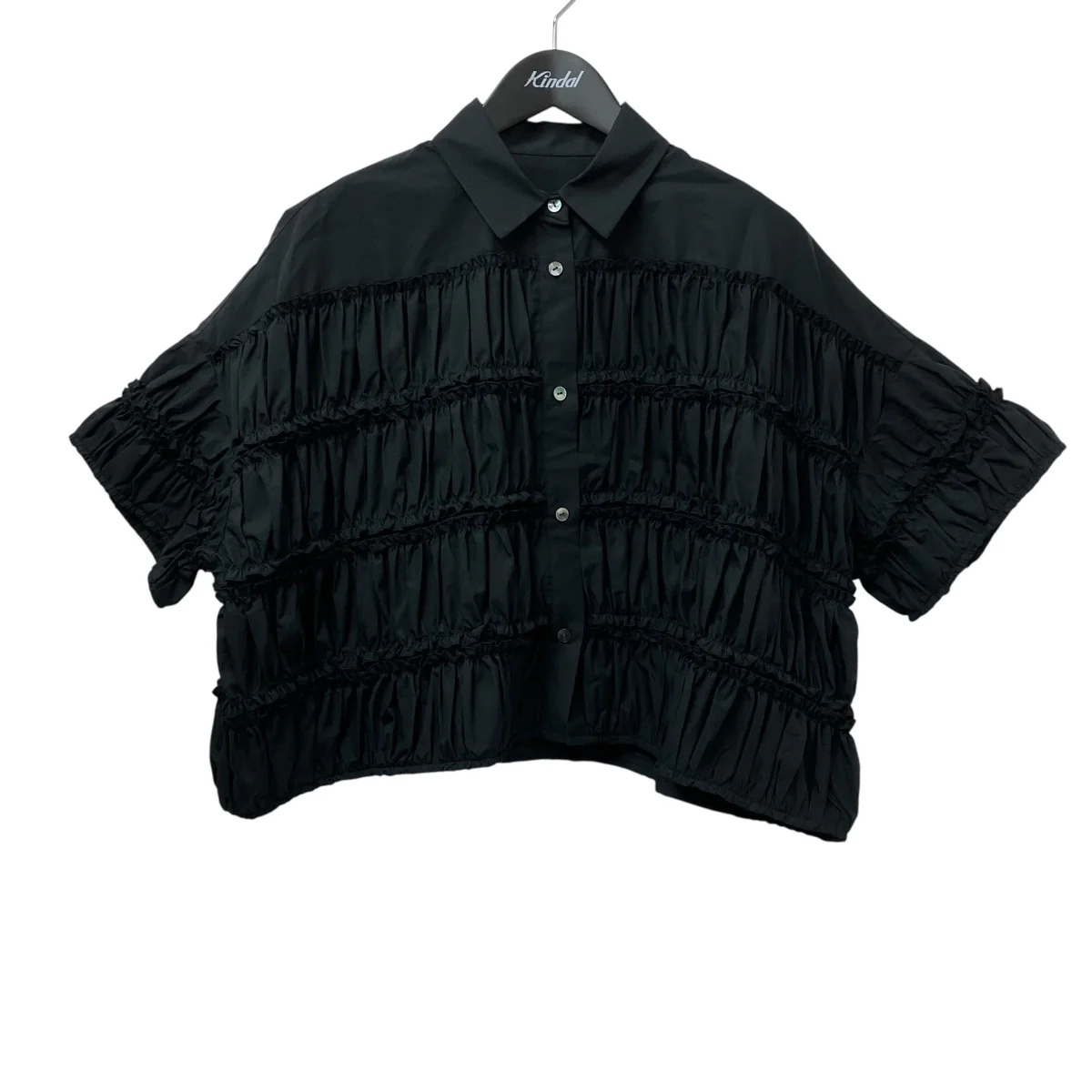 25SSTIERED GATHER SHIRTシャツ300IS230-2381