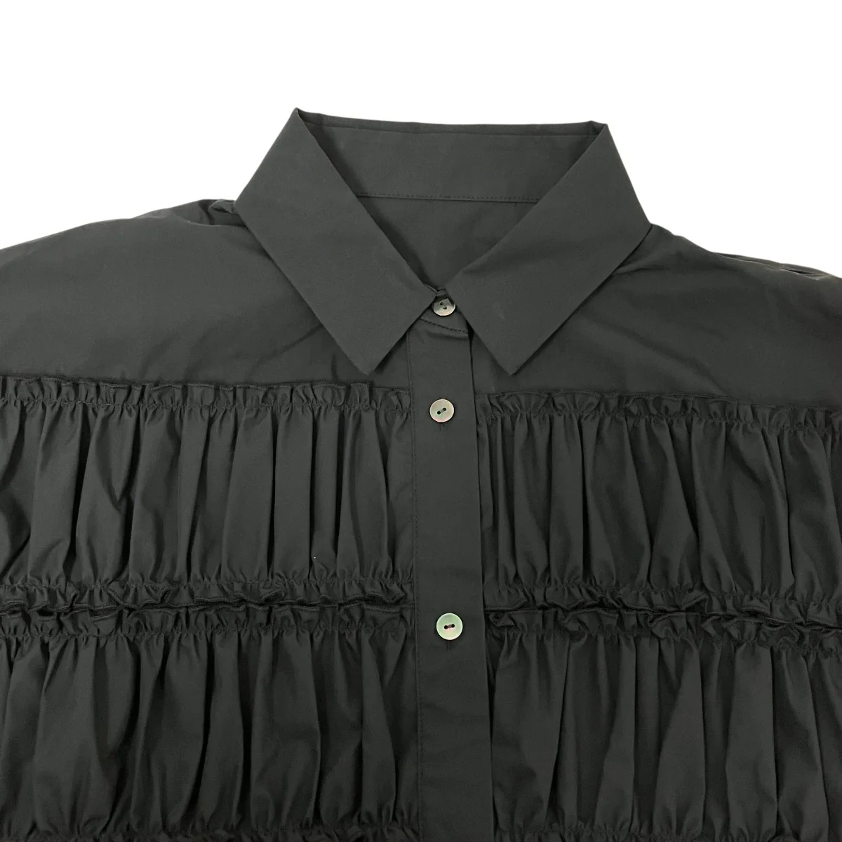 25SSTIERED GATHER SHIRTシャツ300IS230-2381 - Image 3