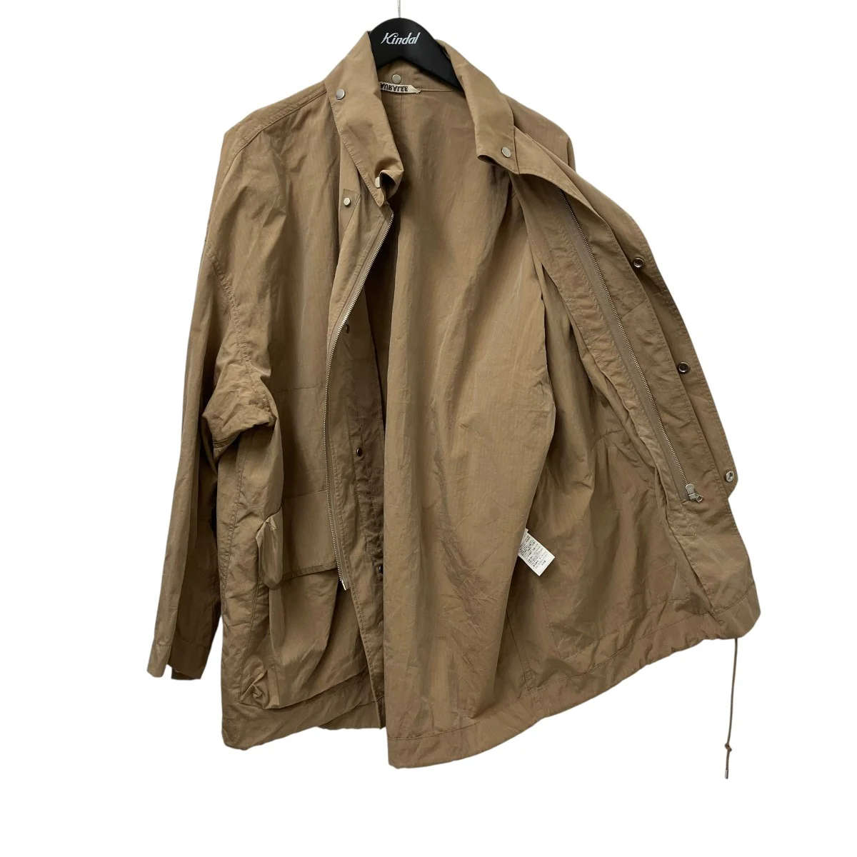 21SSWASHED FINX RIPSTOP CHAMBRAY BIG FIELD BLOUSONナイロンジャケットA21SB01FL - Image 2