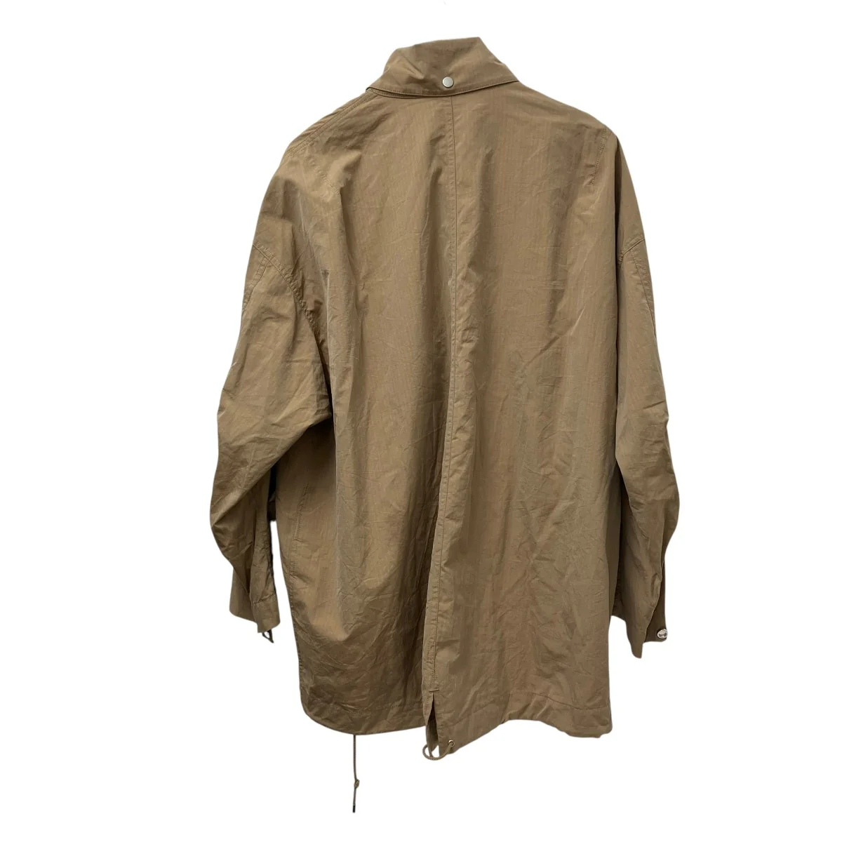 21SSWASHED FINX RIPSTOP CHAMBRAY BIG FIELD BLOUSONナイロンジャケットA21SB01FL - Image 3