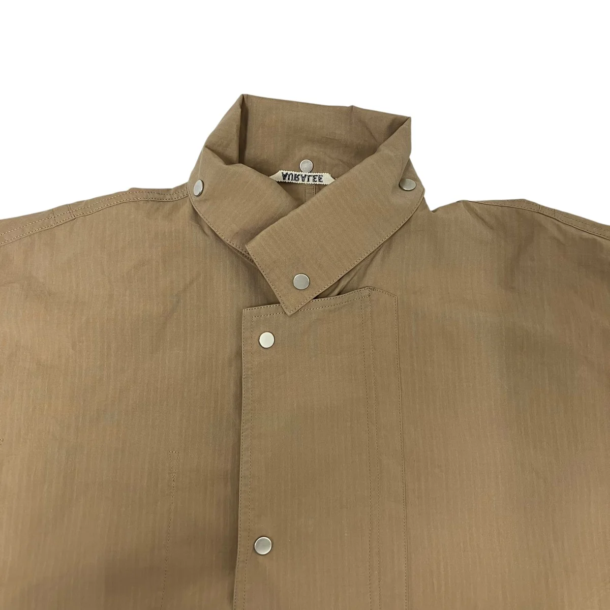 21SSWASHED FINX RIPSTOP CHAMBRAY BIG FIELD BLOUSONナイロンジャケットA21SB01FL - Image 4