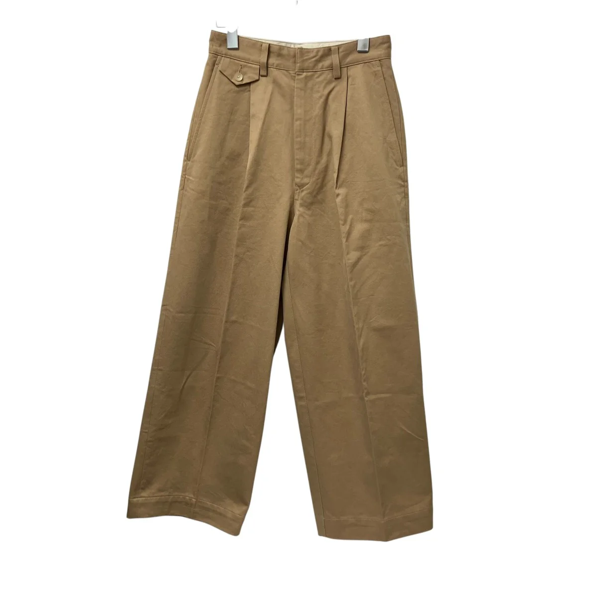 WASHED FINX CHINO ONE-TUCK PANTSパンツA25SP05FC