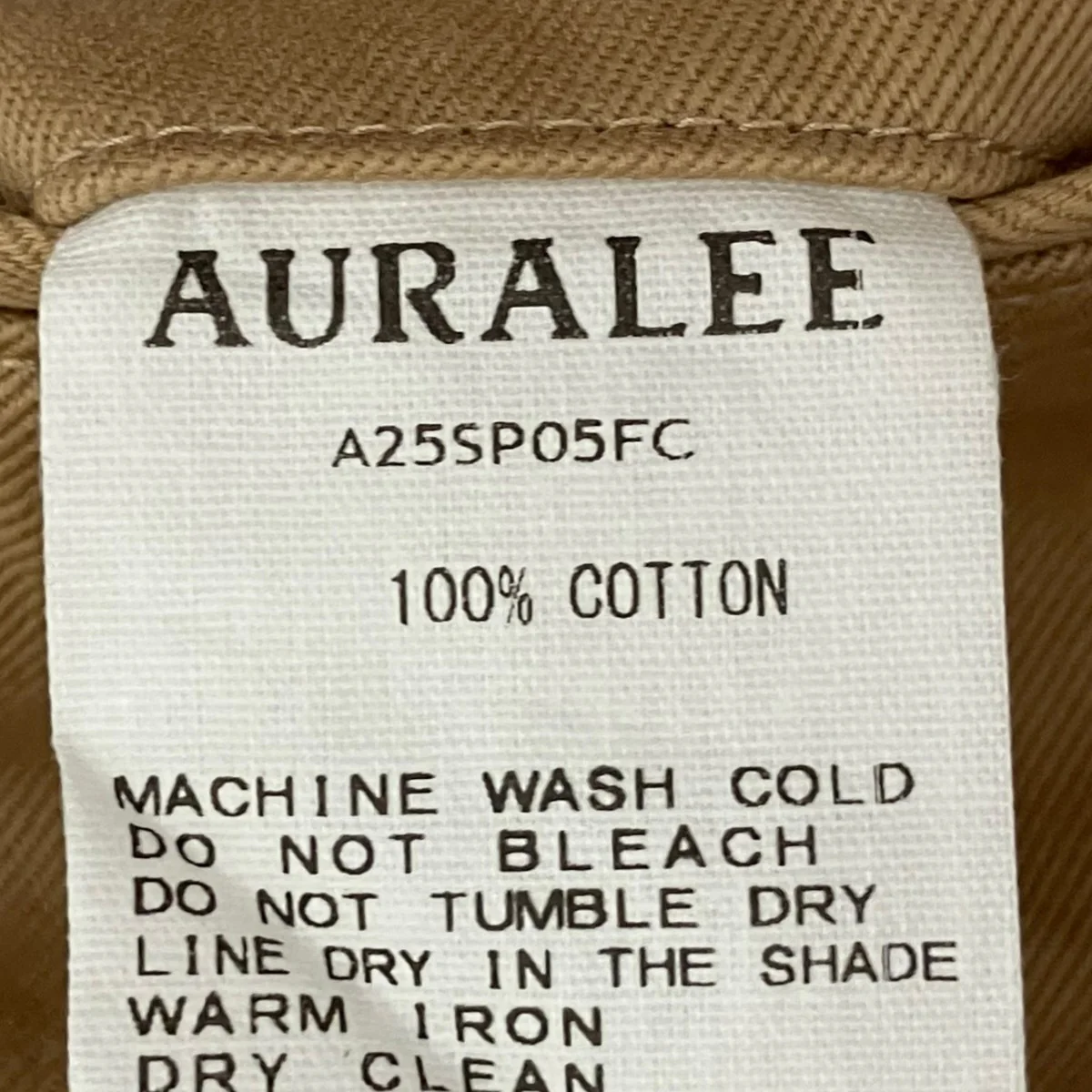 WASHED FINX CHINO ONE-TUCK PANTSパンツA25SP05FC - Image 8