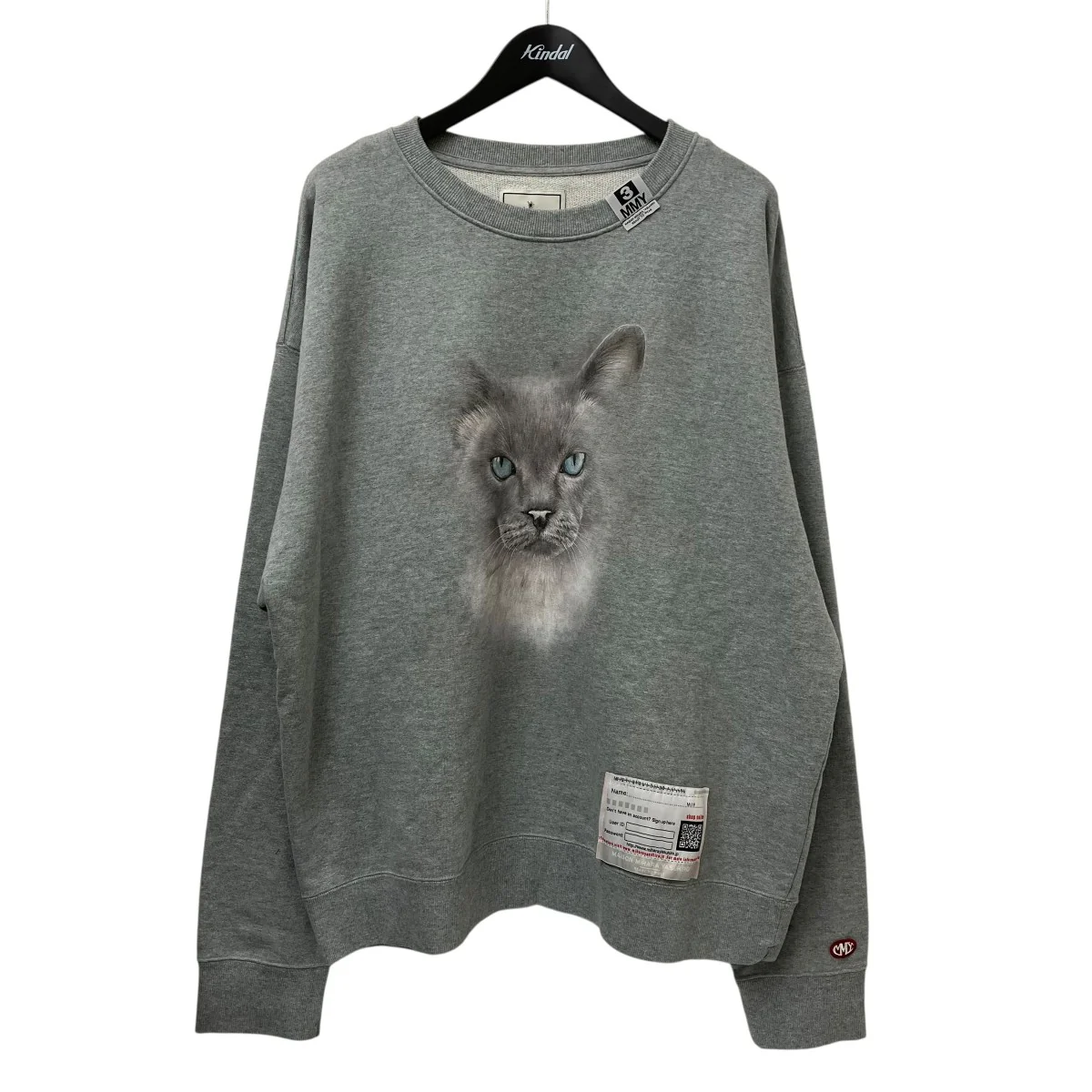 Cat Printed SweatshirtスウェットA13PO662
