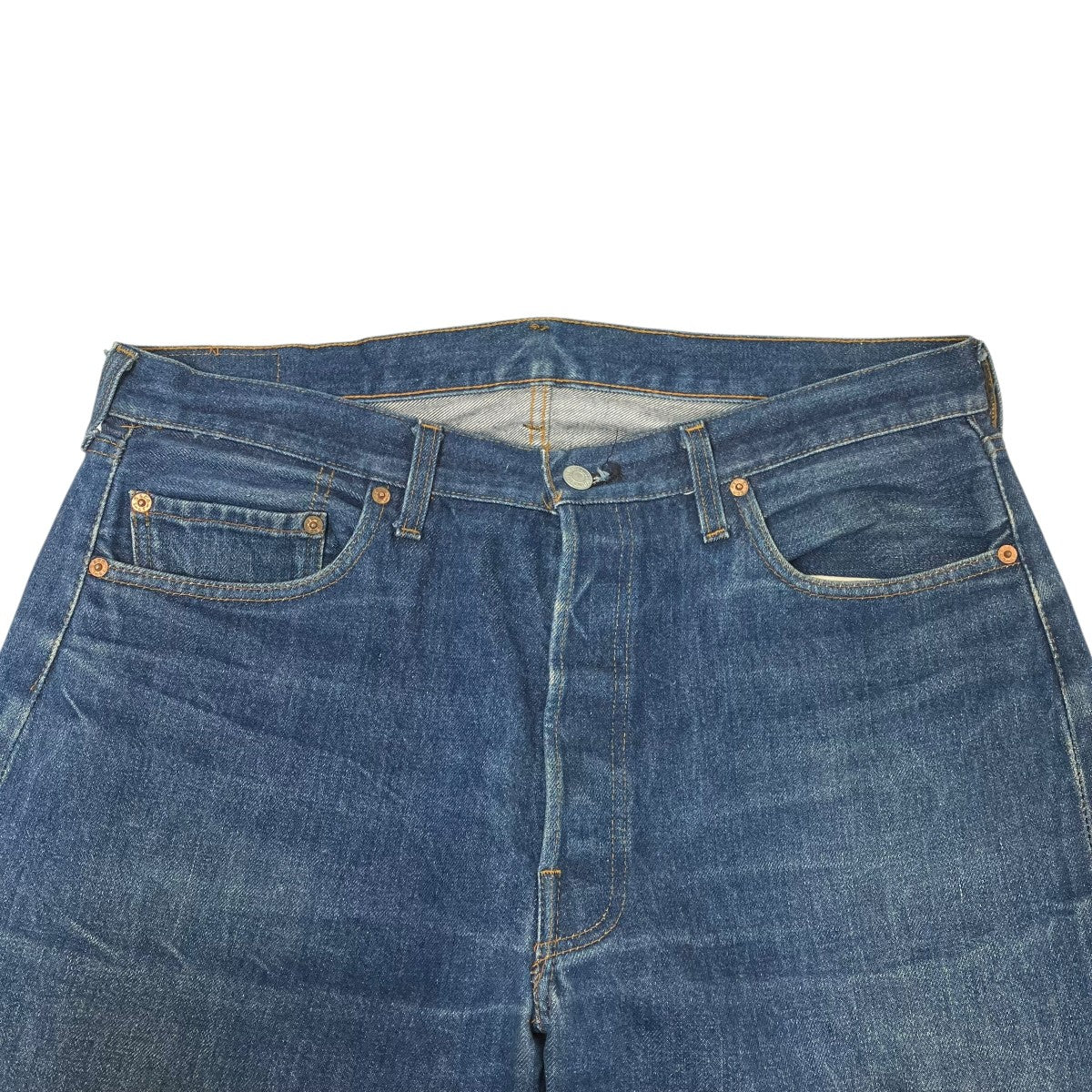80s ボタン裏524 赤耳デニムパンツ - Image 3
